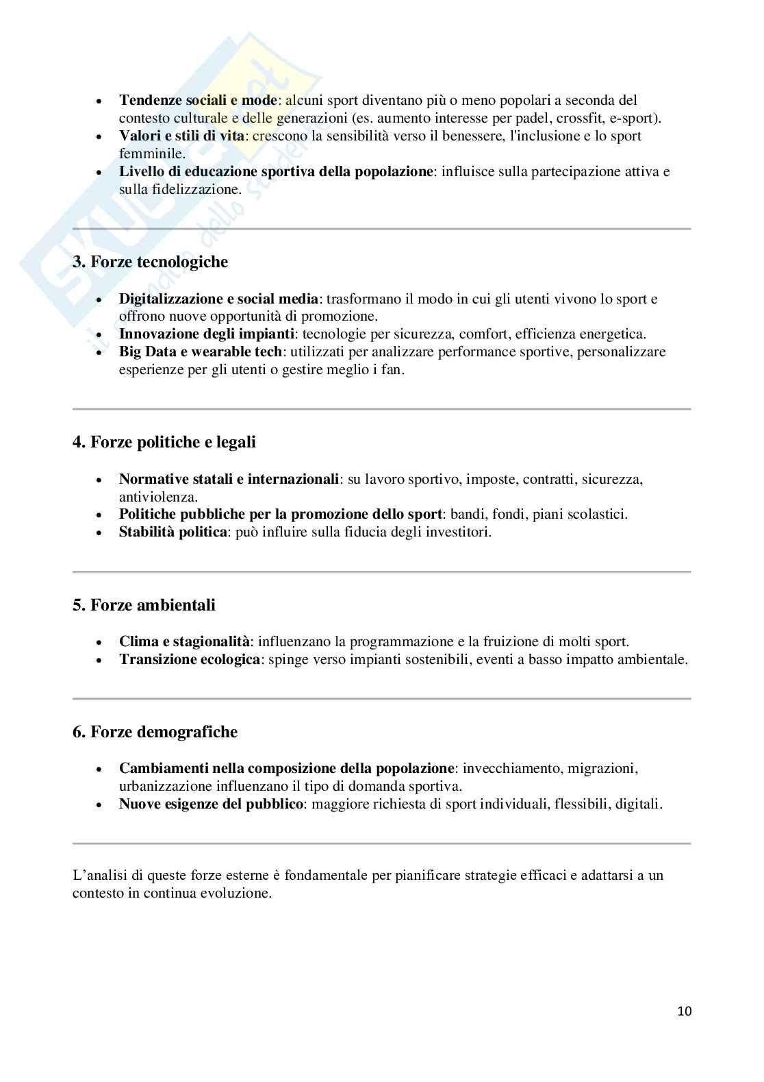 Paniere Gestione e marketing delle imprese sportive (2026) - Risposte aperte corrette  Pag. 11