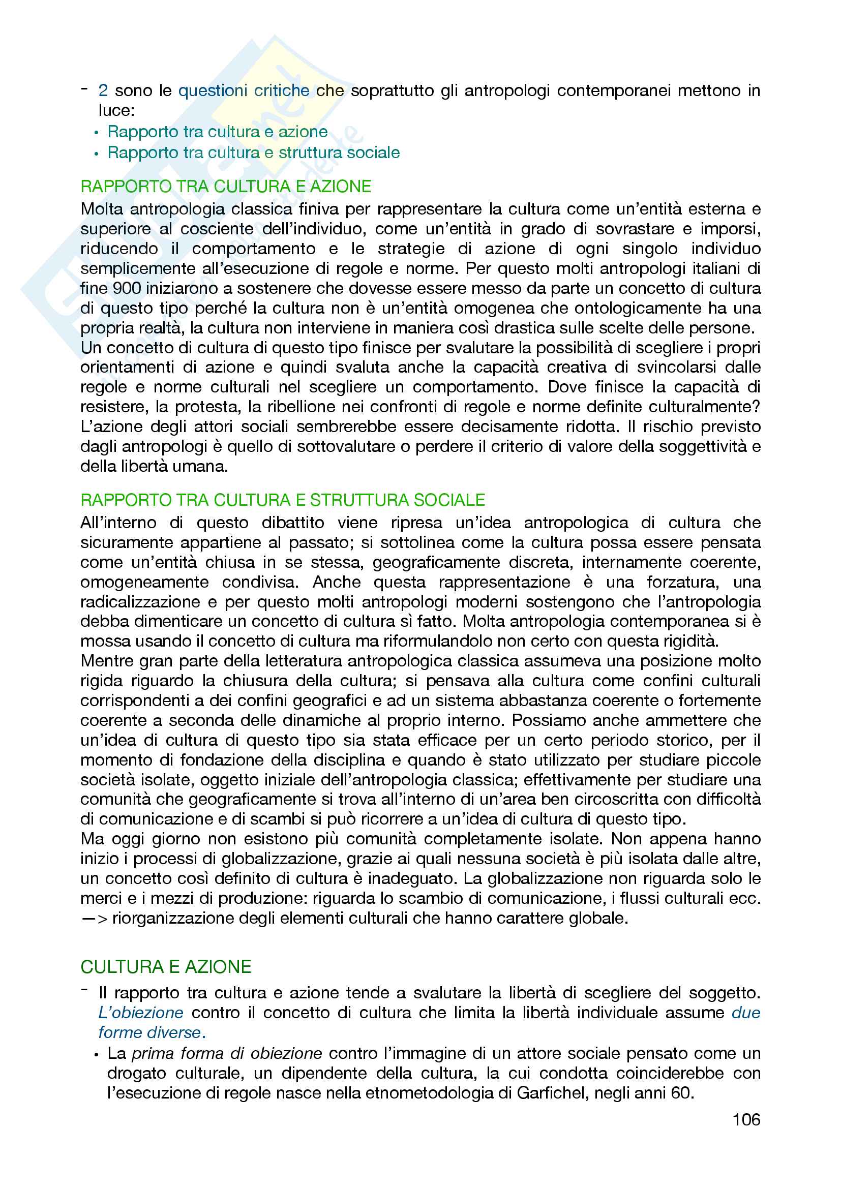 Riassunto esame Sociologia, Prof. Marchisio, libri consigliati Il mondo in questione, Jedlowski e Progetto sociologia, Manza, Arum & Haney Pag. 106