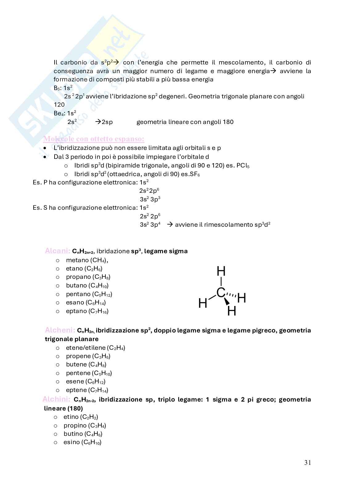 Chimica - prima prova in itinere Pag. 31