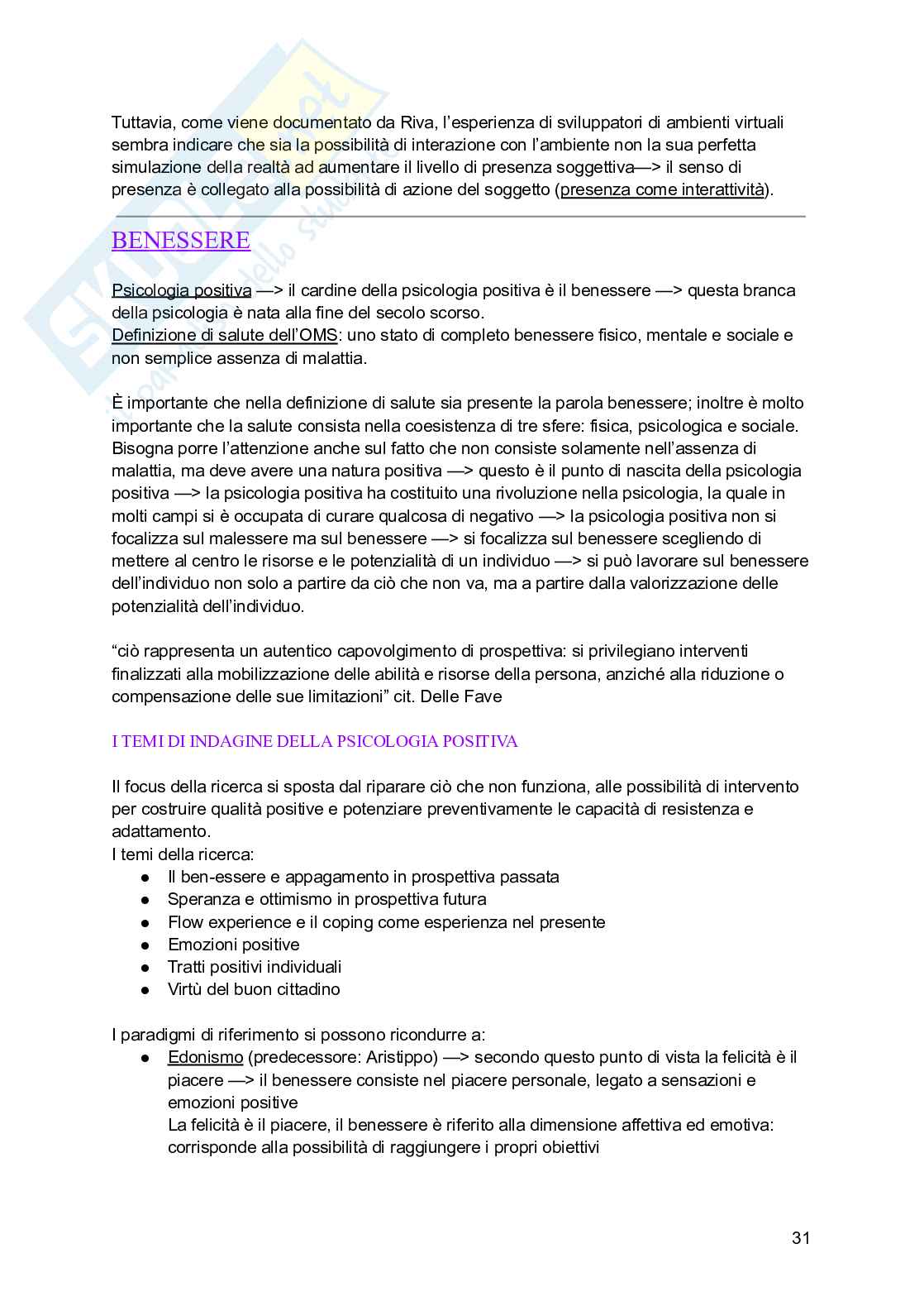 Psicologia generale Pag. 31