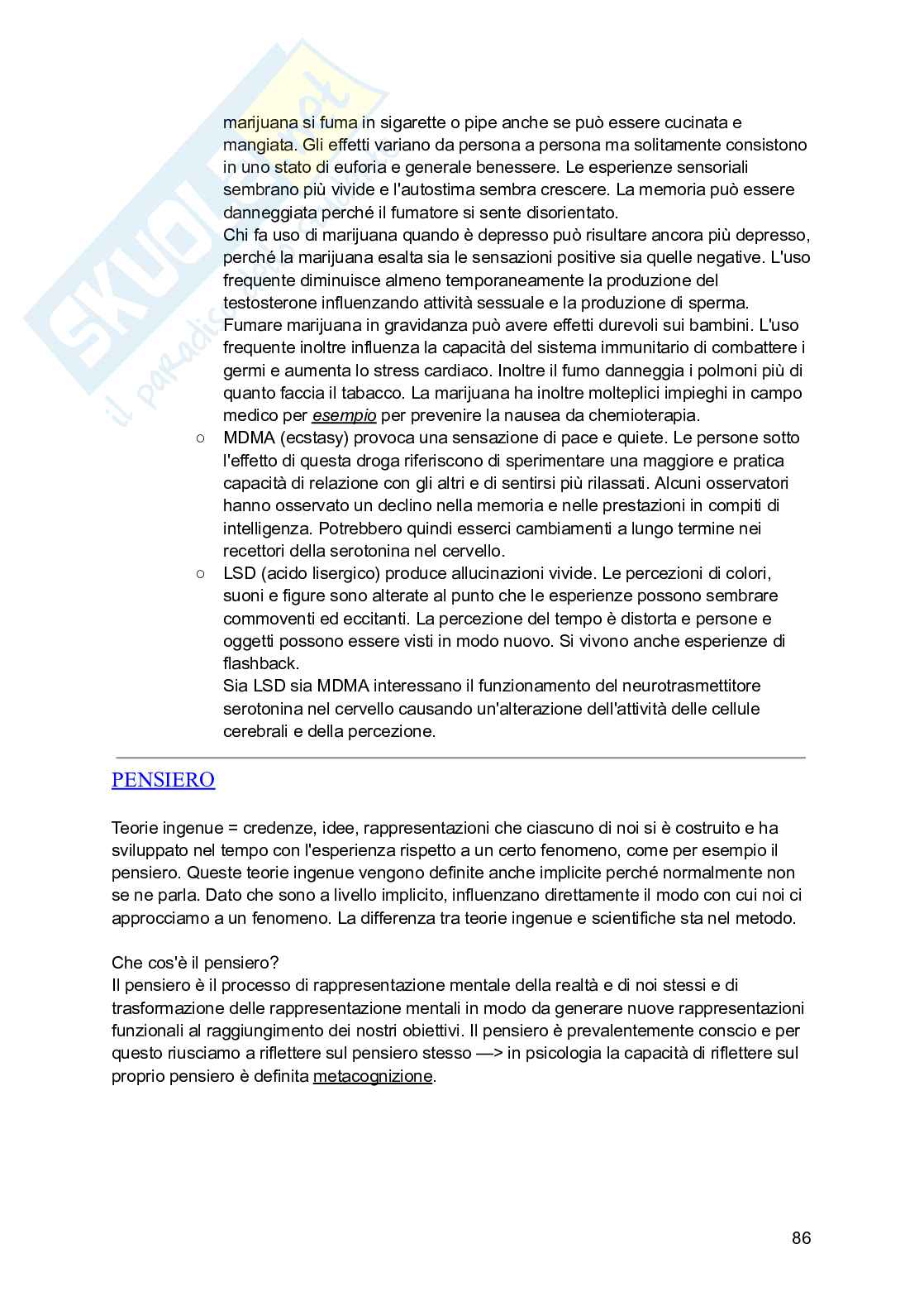 Psicologia generale Pag. 86