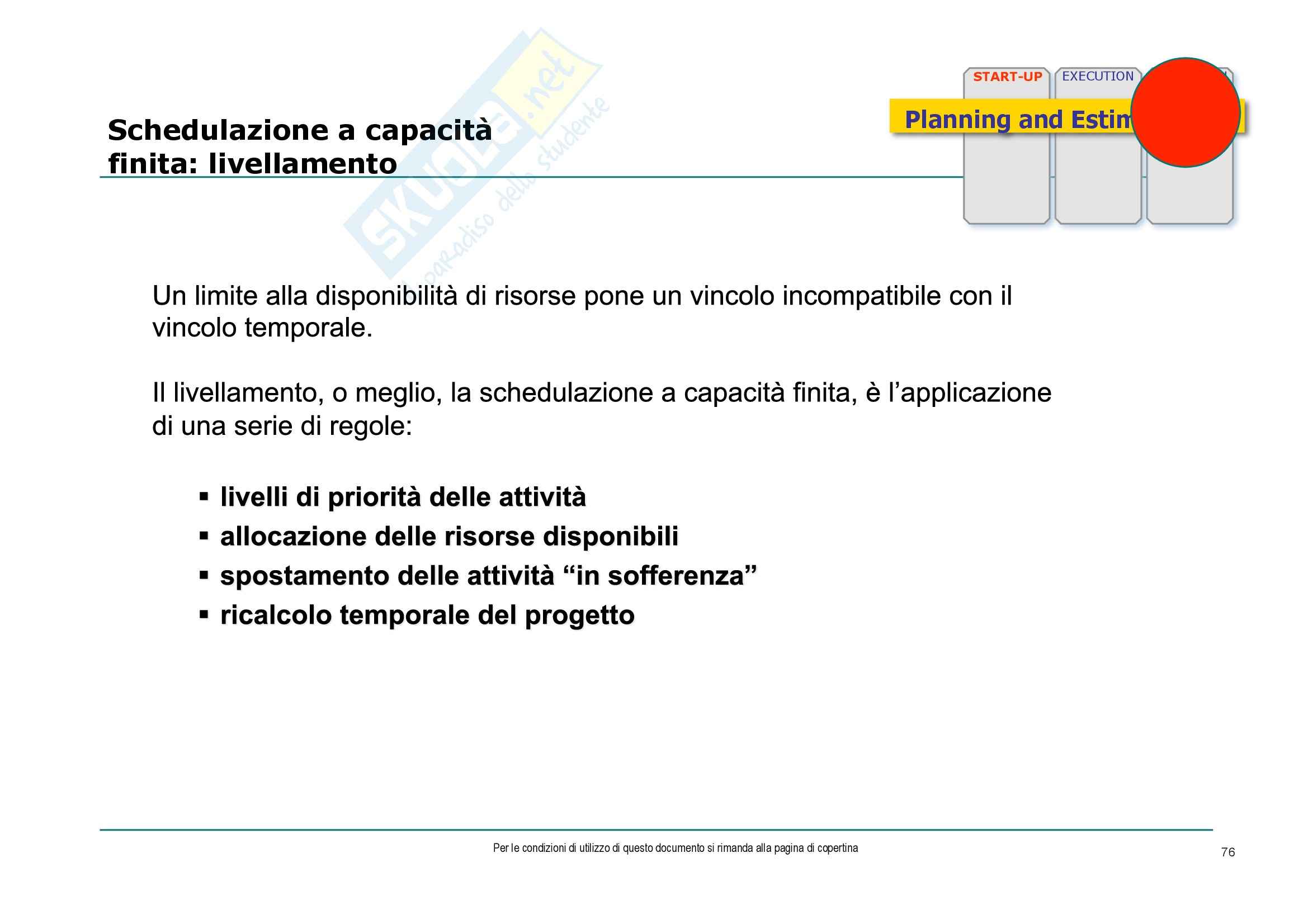 Economia ed organizzazione aziendale - consulenza di direzione e gestione dei progetti Pag. 76