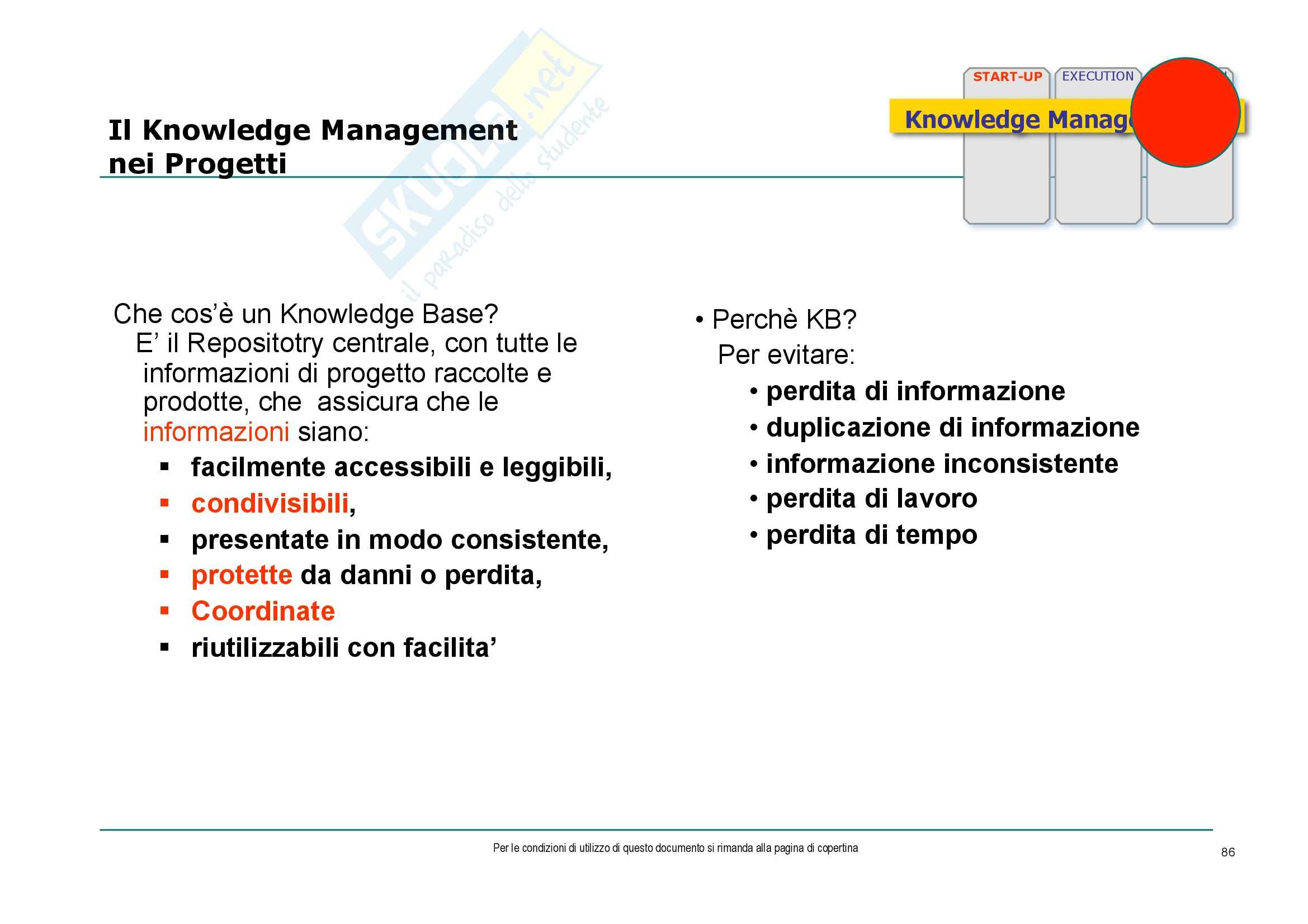 Economia ed organizzazione aziendale - consulenza di direzione e gestione dei progetti Pag. 86