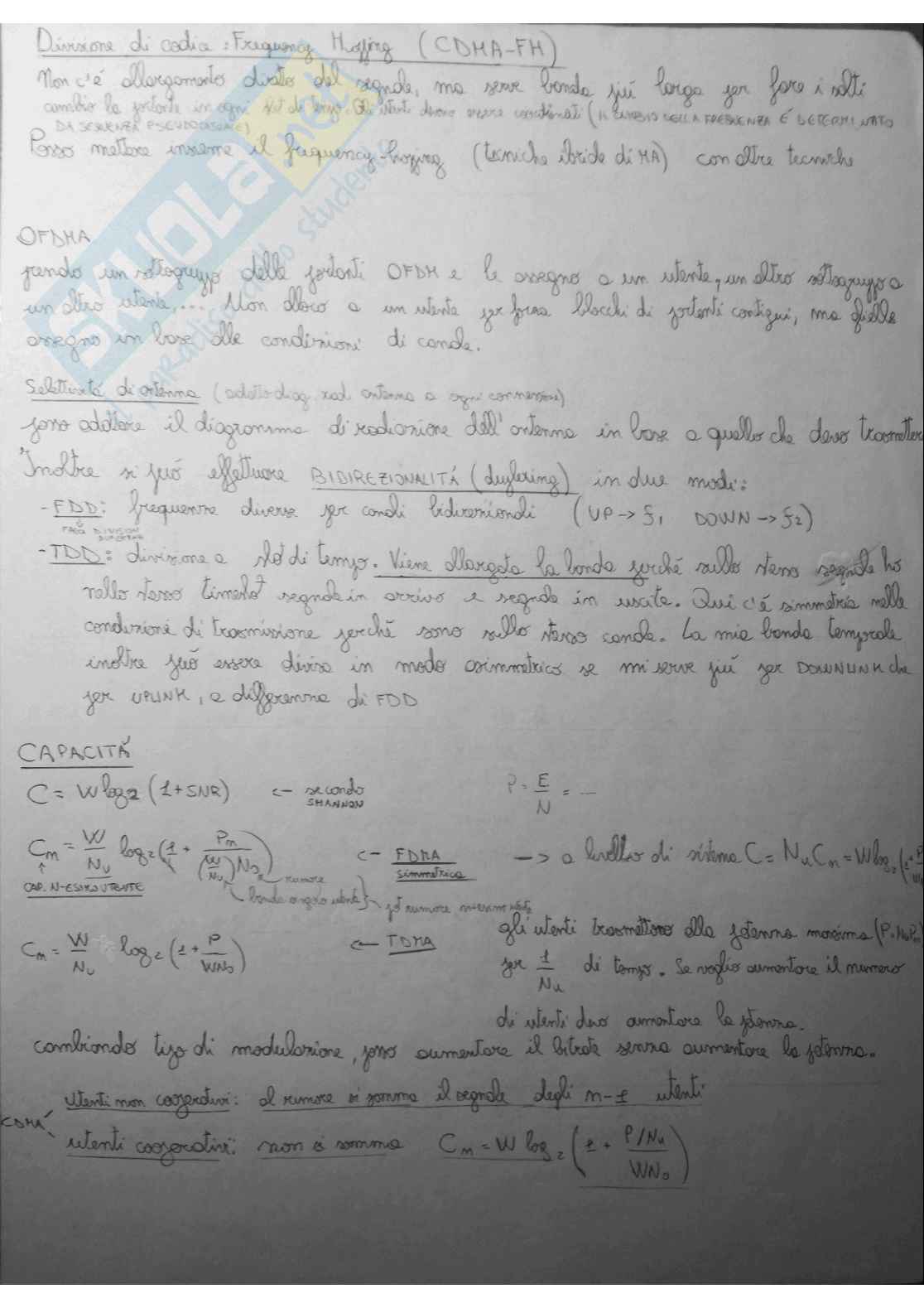 Quaderno di teoria - Sistemi di telecomunicazioni, prof. Favalli Pag. 26