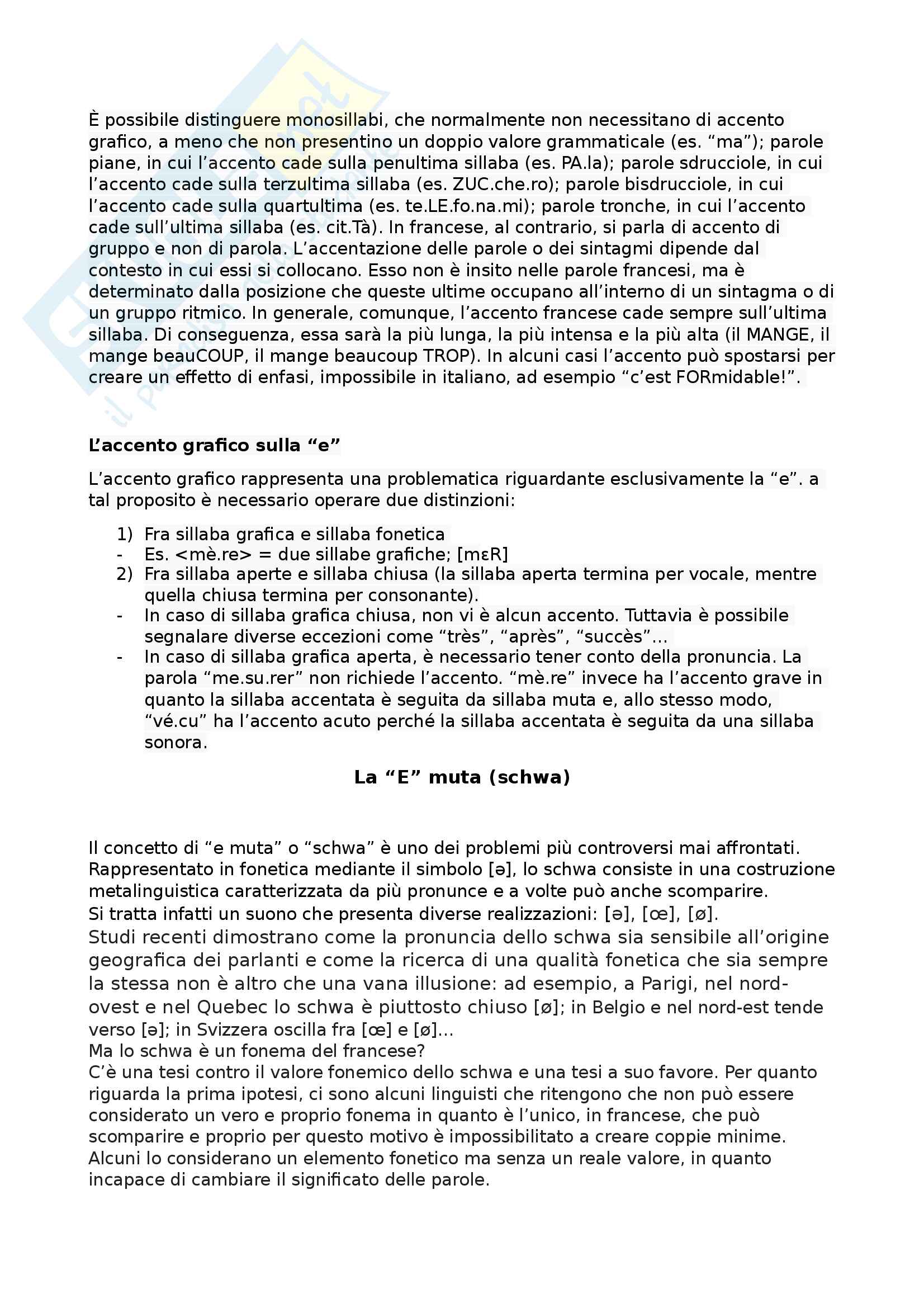 Lingua francese I parte A e B Pag. 6