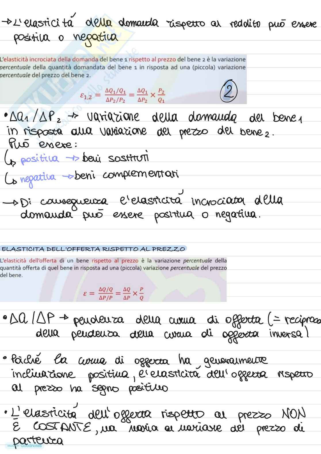 Istituzioni di economia politica (prima parte, microeconomia) Pag. 11
