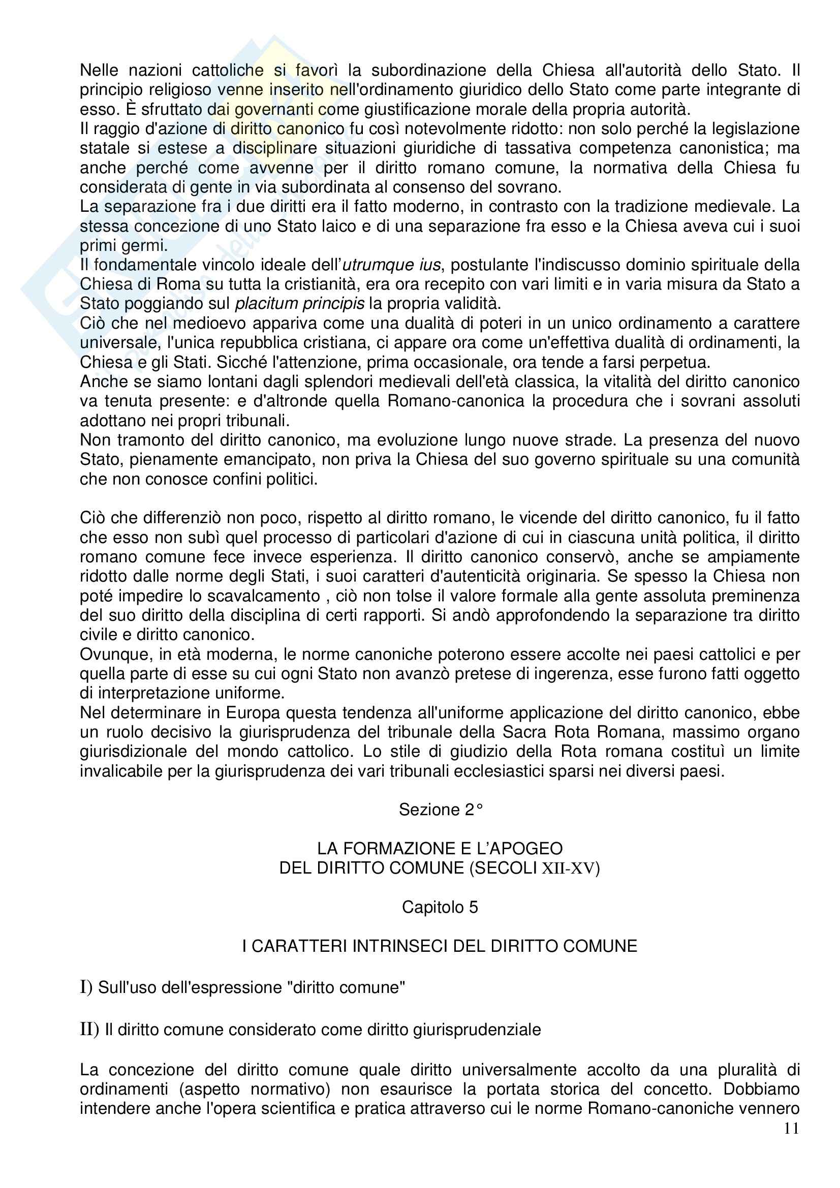 Storia Del Diritto Medievale E Moderno Riassunto