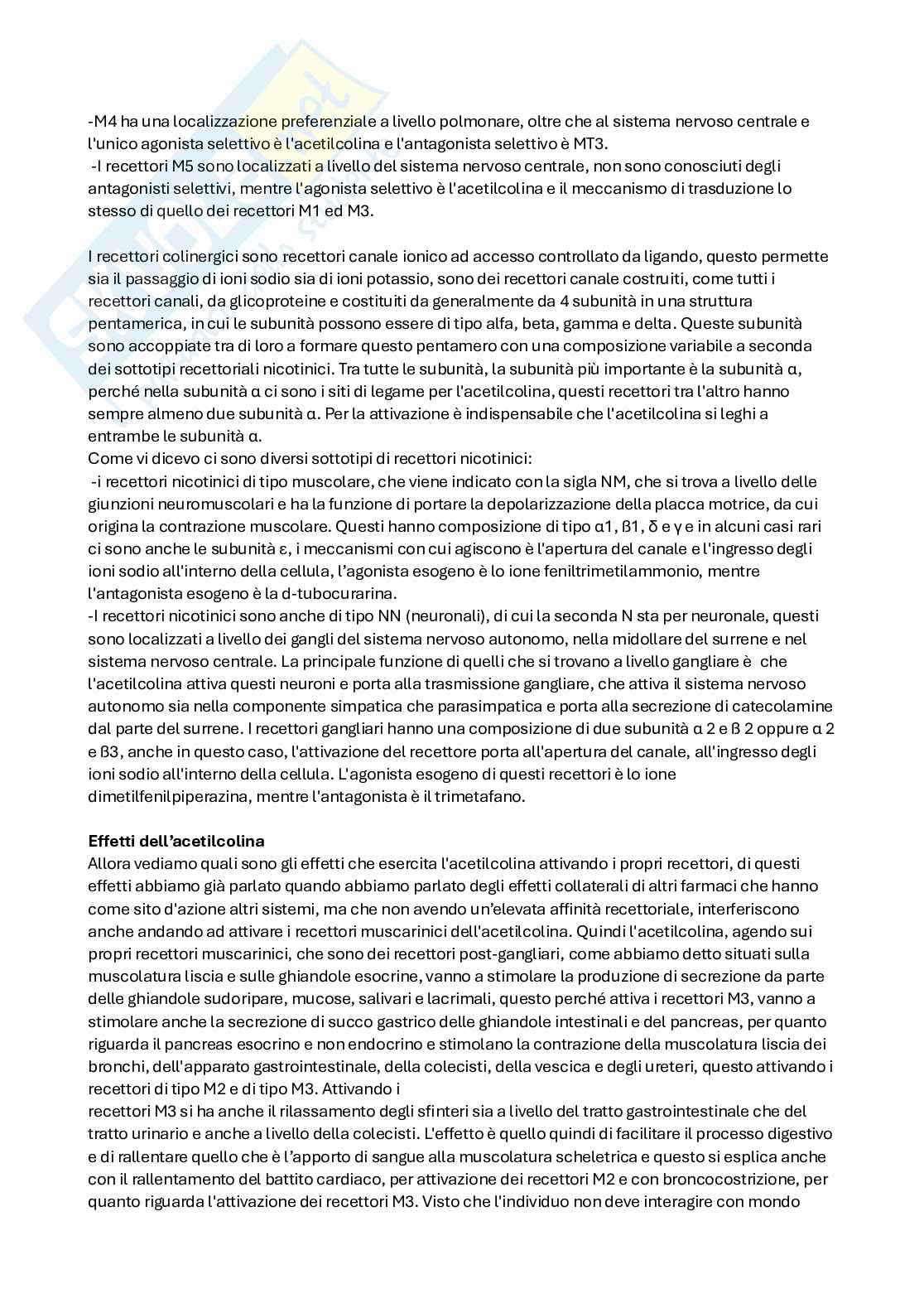 Apputi esame lezioni 12-22 su 33 di Chimica farmaceutica e tossicologica 2  Pag. 31