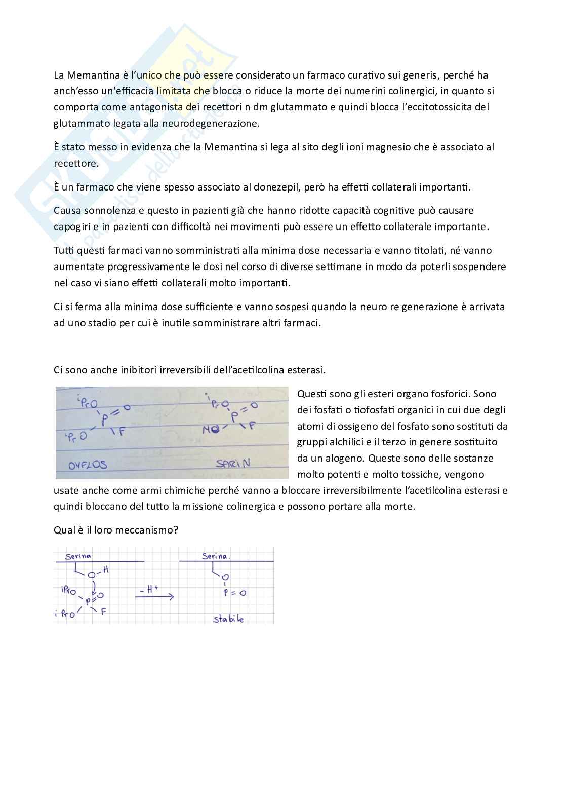 Apputi esame lezioni 12-22 su 33 di Chimica farmaceutica e tossicologica 2  Pag. 56