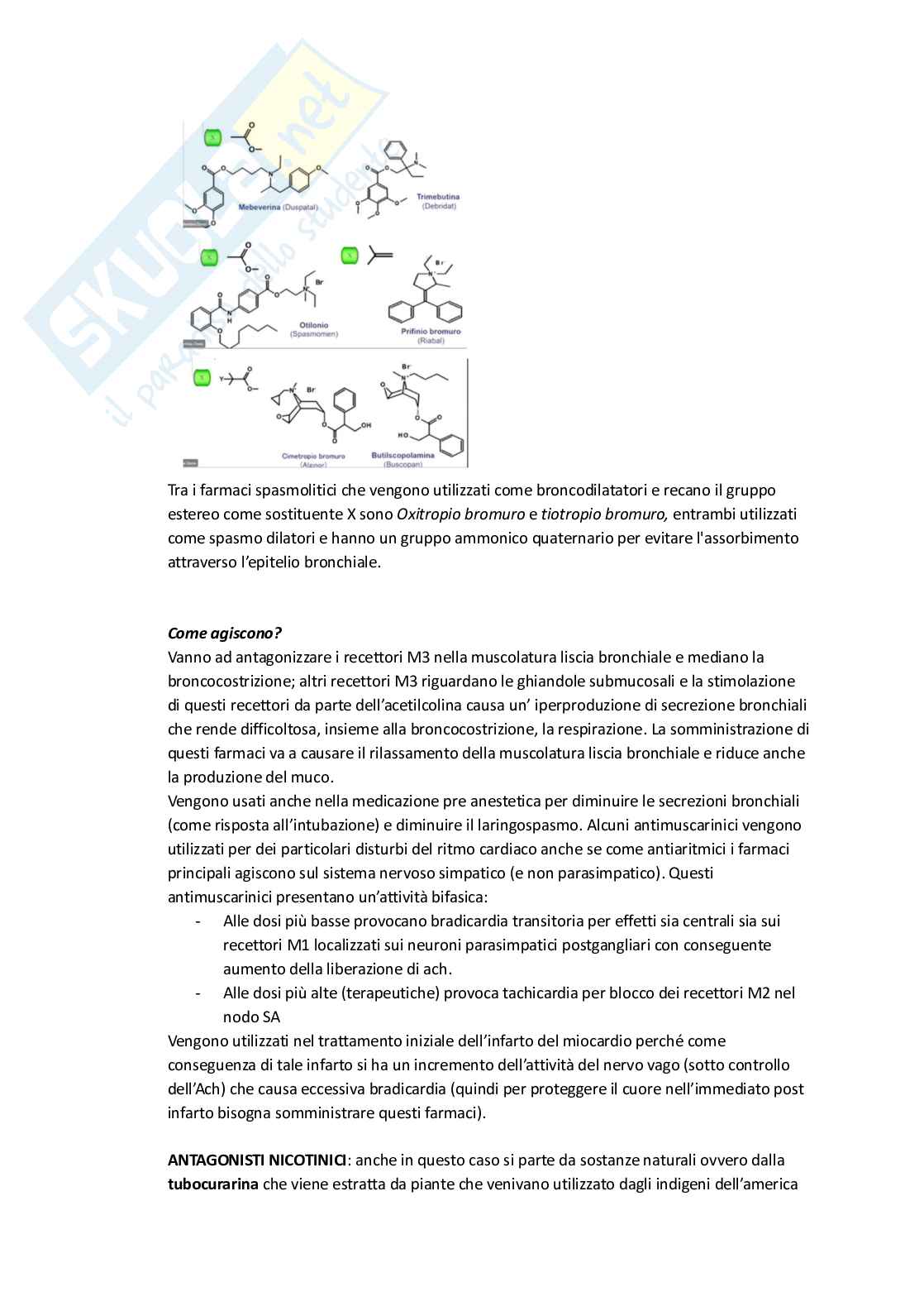 Apputi esame lezioni 12-22 su 33 di Chimica farmaceutica e tossicologica 2  Pag. 66