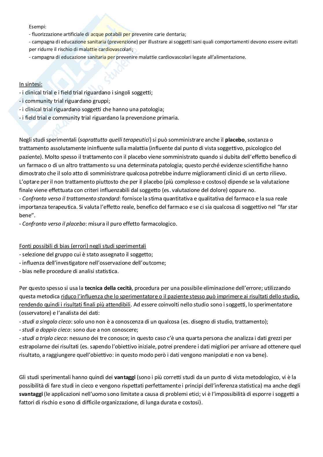 Esame Igiene - Prof Schiavano - Appunti presi alle lezioni, rielaborati personalmente basandomi sul libro consigliato dalla professoressa Pag. 16