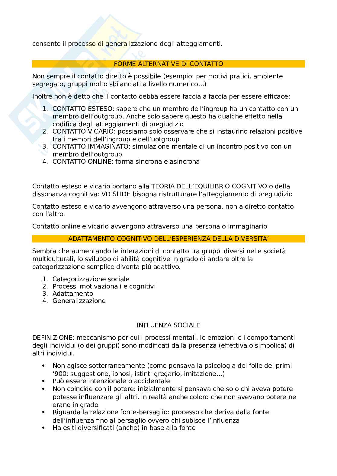 Esame Psicologia sociale - Appunti Pag. 6