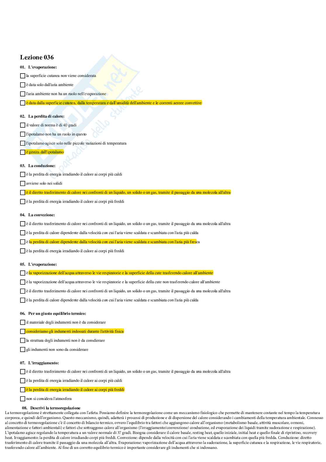 Paniere Completo di Didattica degli sport di squadra (2026) - Risposte multiple e aperte corrette Pag. 51