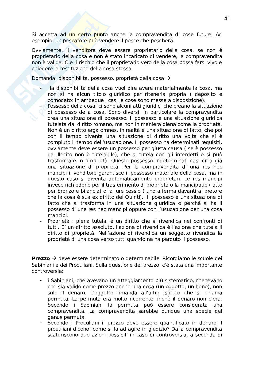 Istituzioni di diritto romano - seconda parte Pag. 41