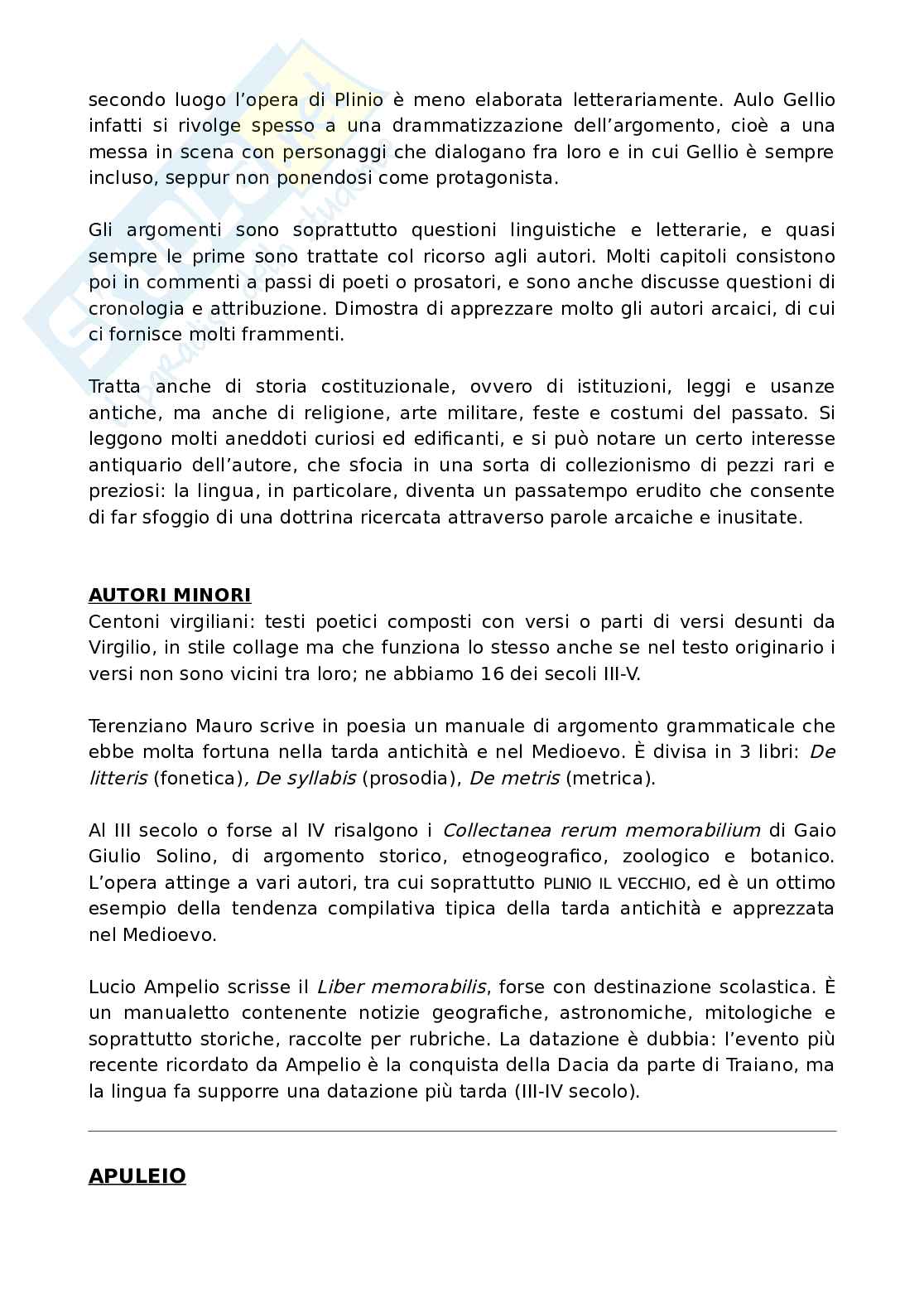 Appunti di letteratura latina: da Asinio Pollione a Marziano Capella Pag. 46