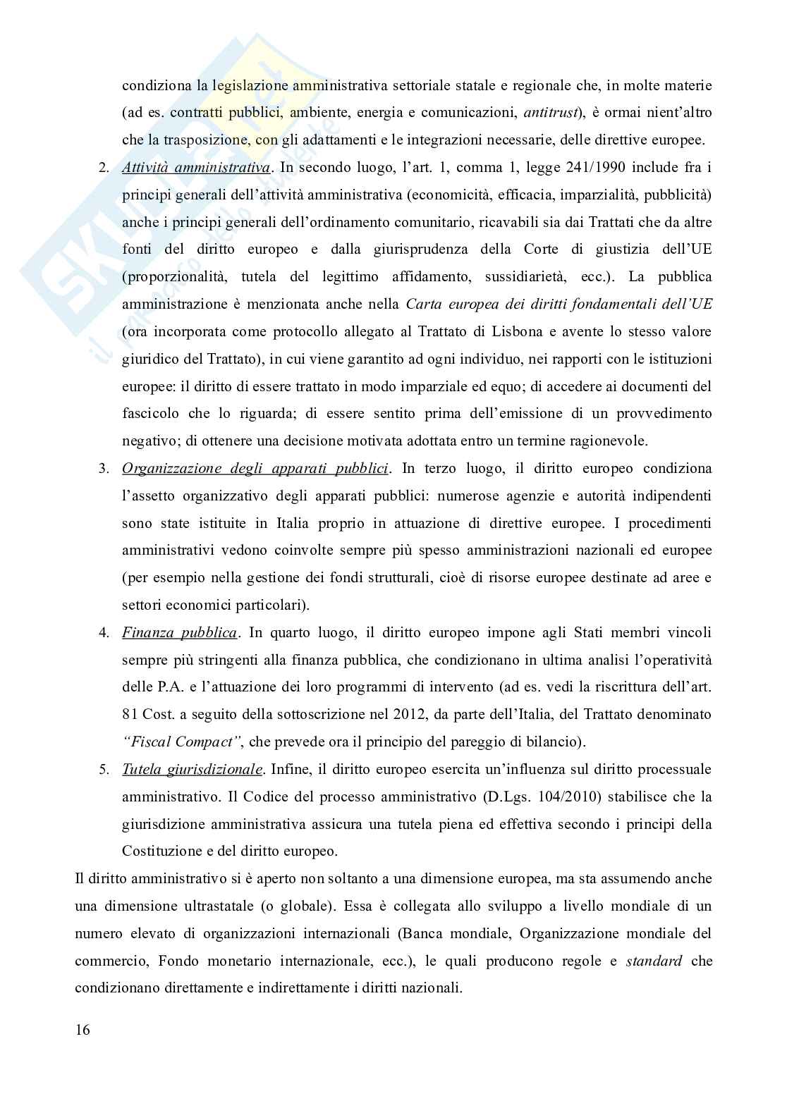 Riassunto esame Diritto amministrativo, Prof. Cerbo Pasquale, libro consigliato Manuale di diritto amministrativo, 5^edizione, Clarich Pag. 16