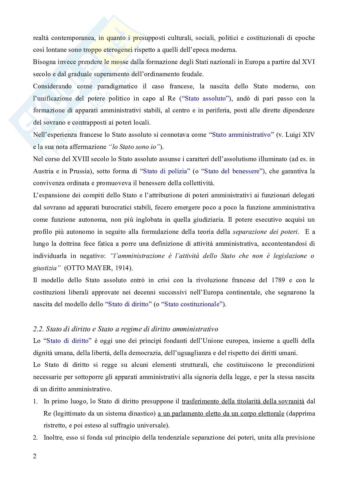 Riassunto esame Diritto amministrativo, Prof. Cerbo Pasquale, libro consigliato Manuale di diritto amministrativo, 5^edizione, Clarich Pag. 2