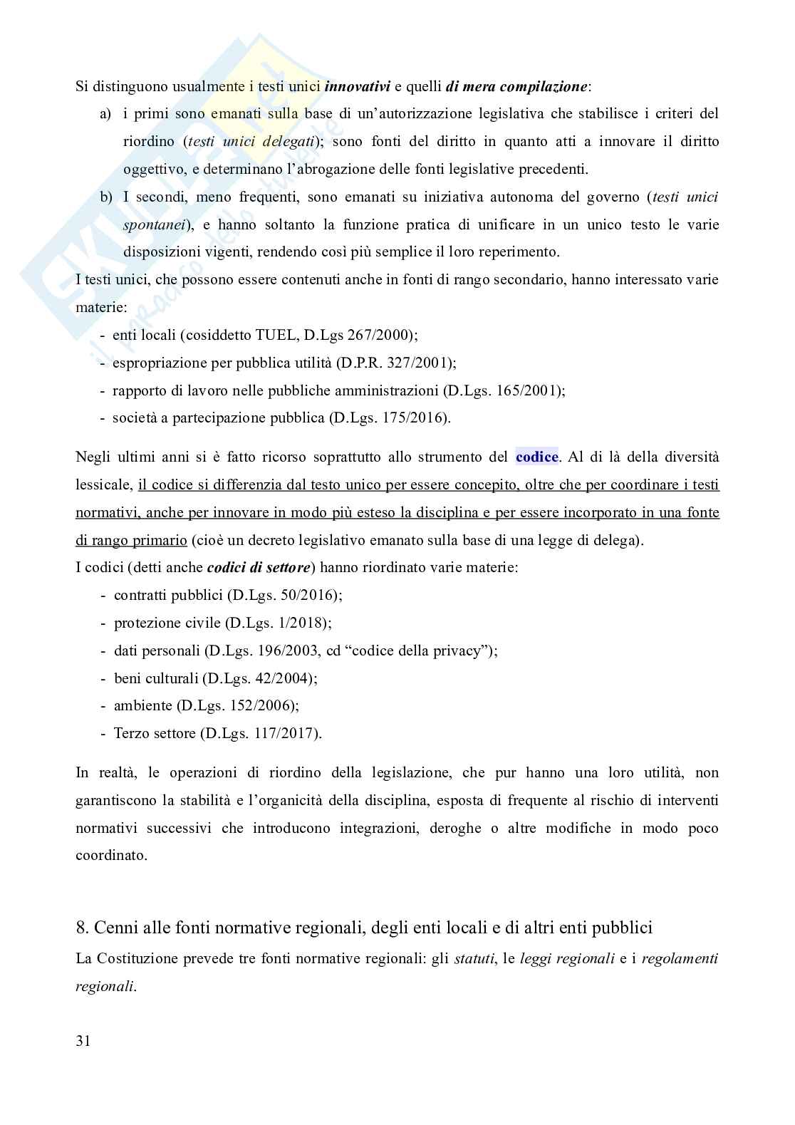 Riassunto esame Diritto amministrativo, Prof. Cerbo Pasquale, libro consigliato Manuale di diritto amministrativo, 5^edizione, Clarich Pag. 31