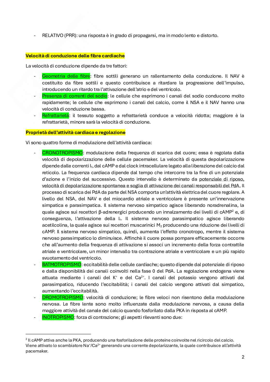 Riassunto esame Fisiologia, Prof. Conti Fiorenzo, libro consigliato Fisiologia umana - sezione cardiocircolatorio, Conti Pag. 2