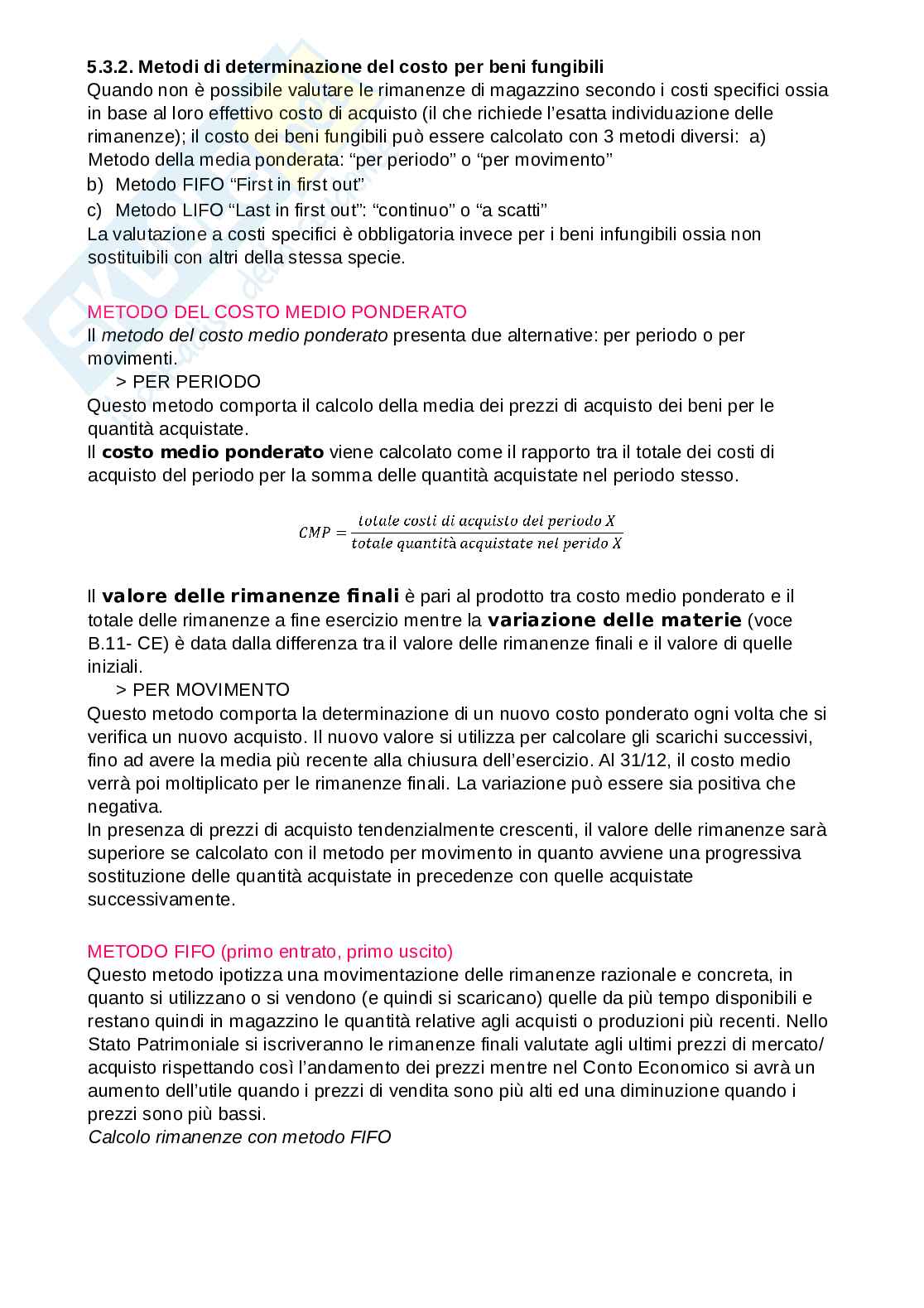 Appunti Contabilità e bilancio Pag. 31