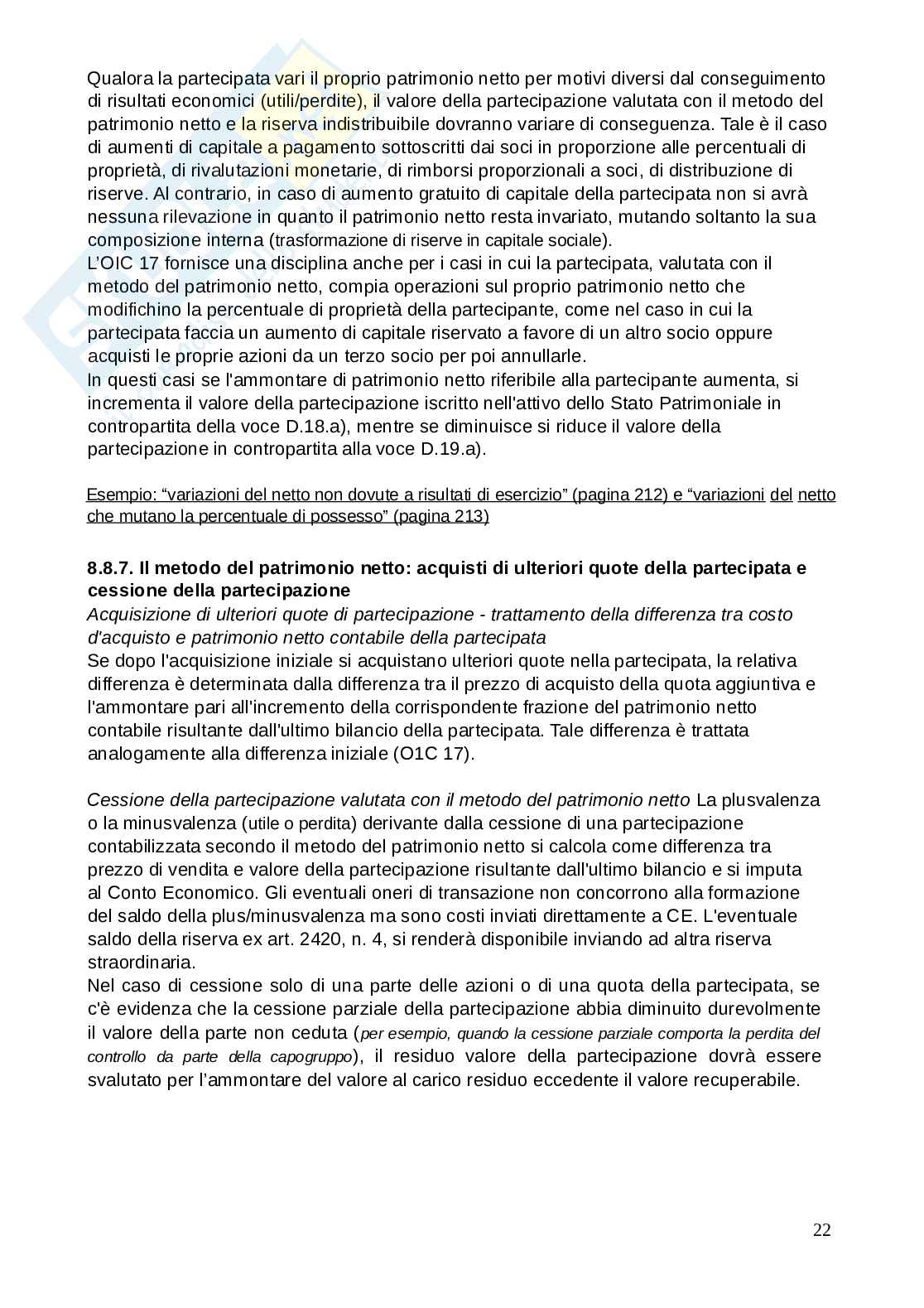 Appunti Contabilità e bilancio Pag. 61