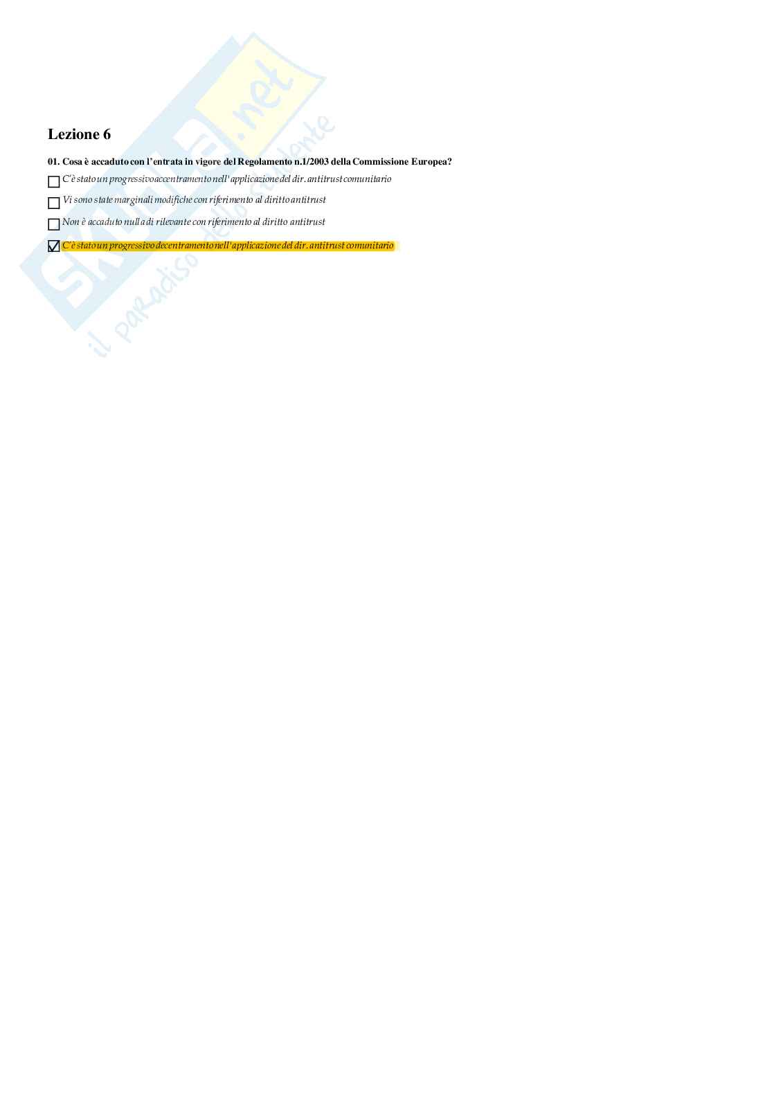 paniere diritto civile - risposte multiple Pag. 6