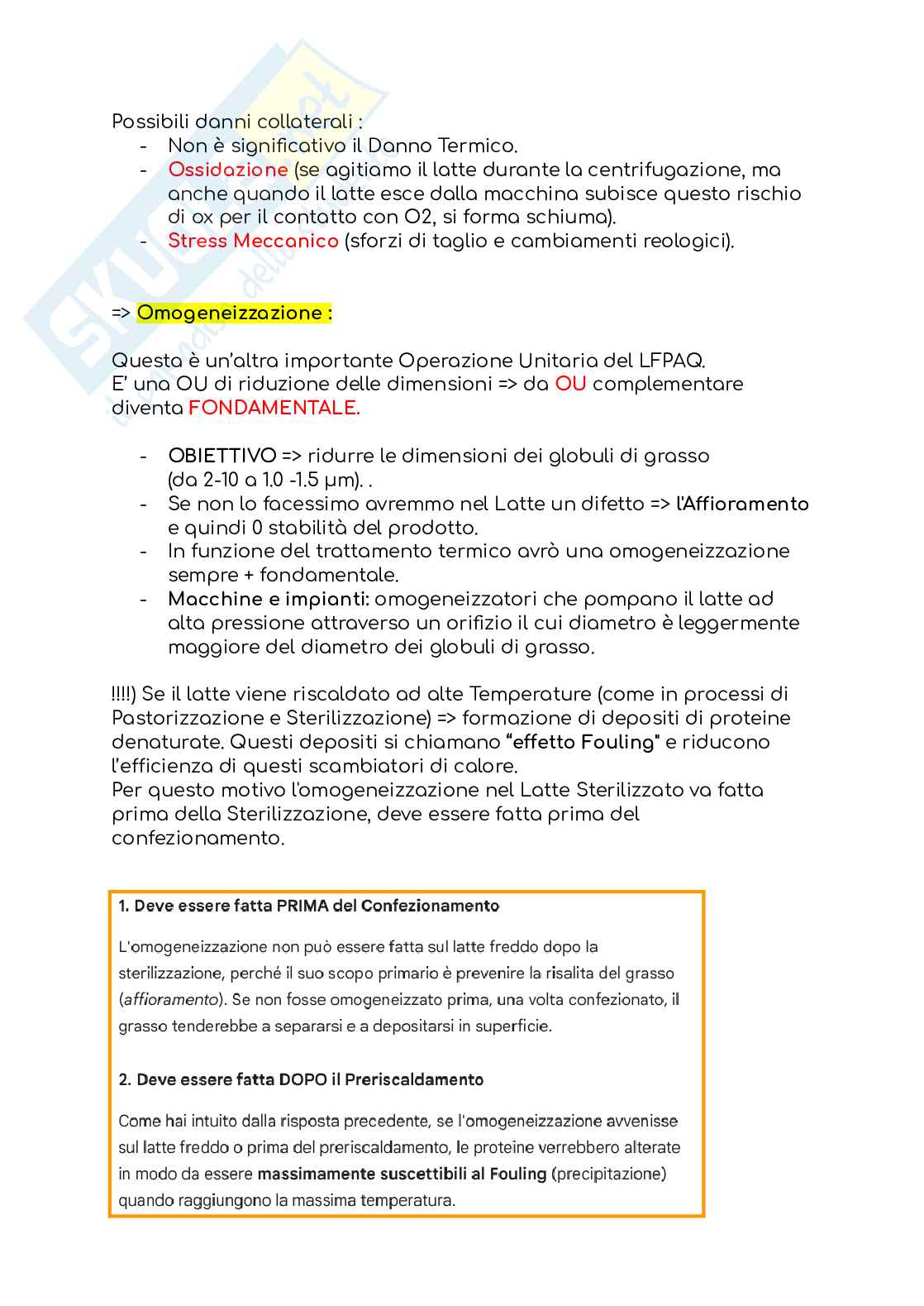 Processi di produzione degli alimenti Pag. 31