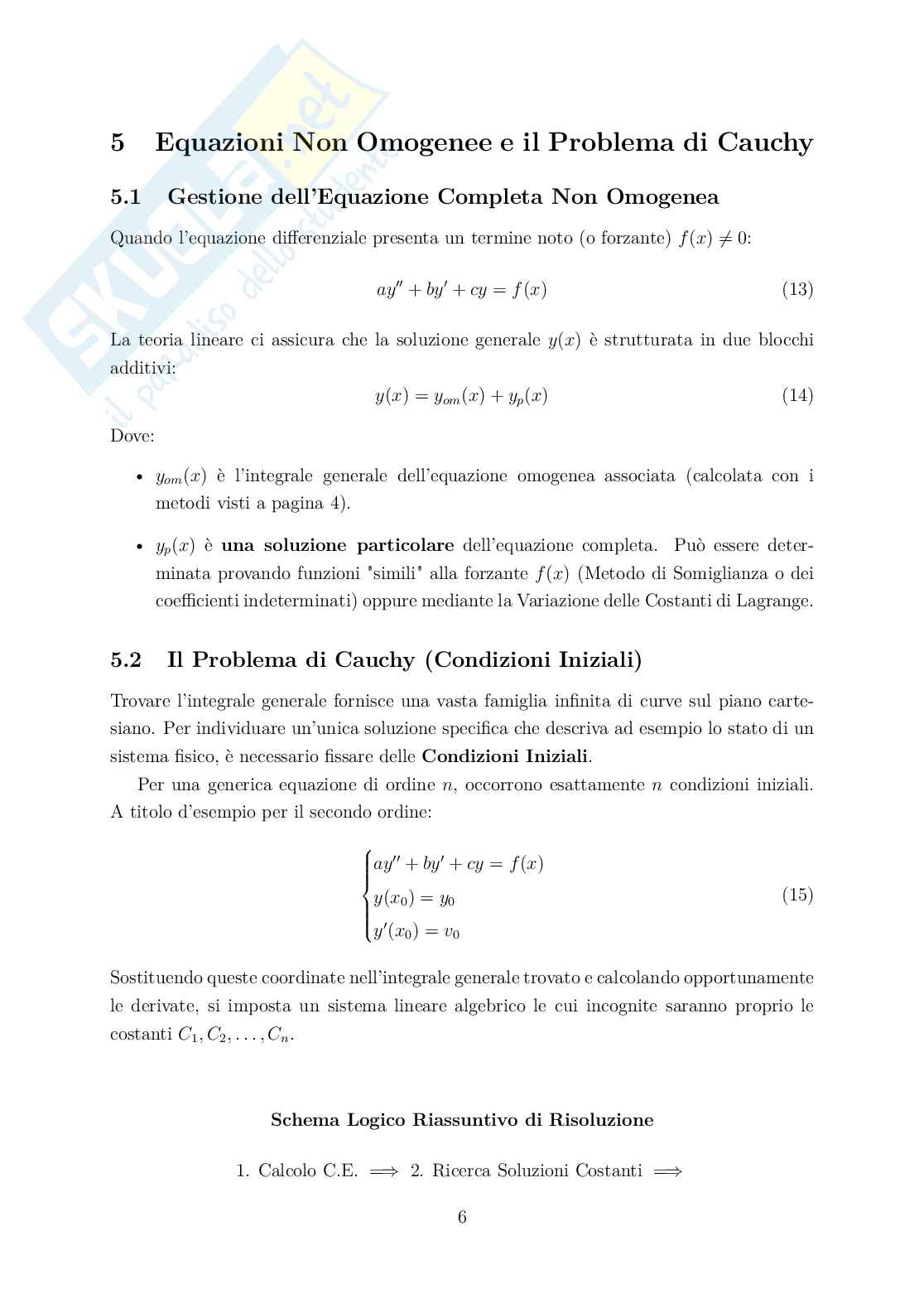 Equazioni differenziali Pag. 6