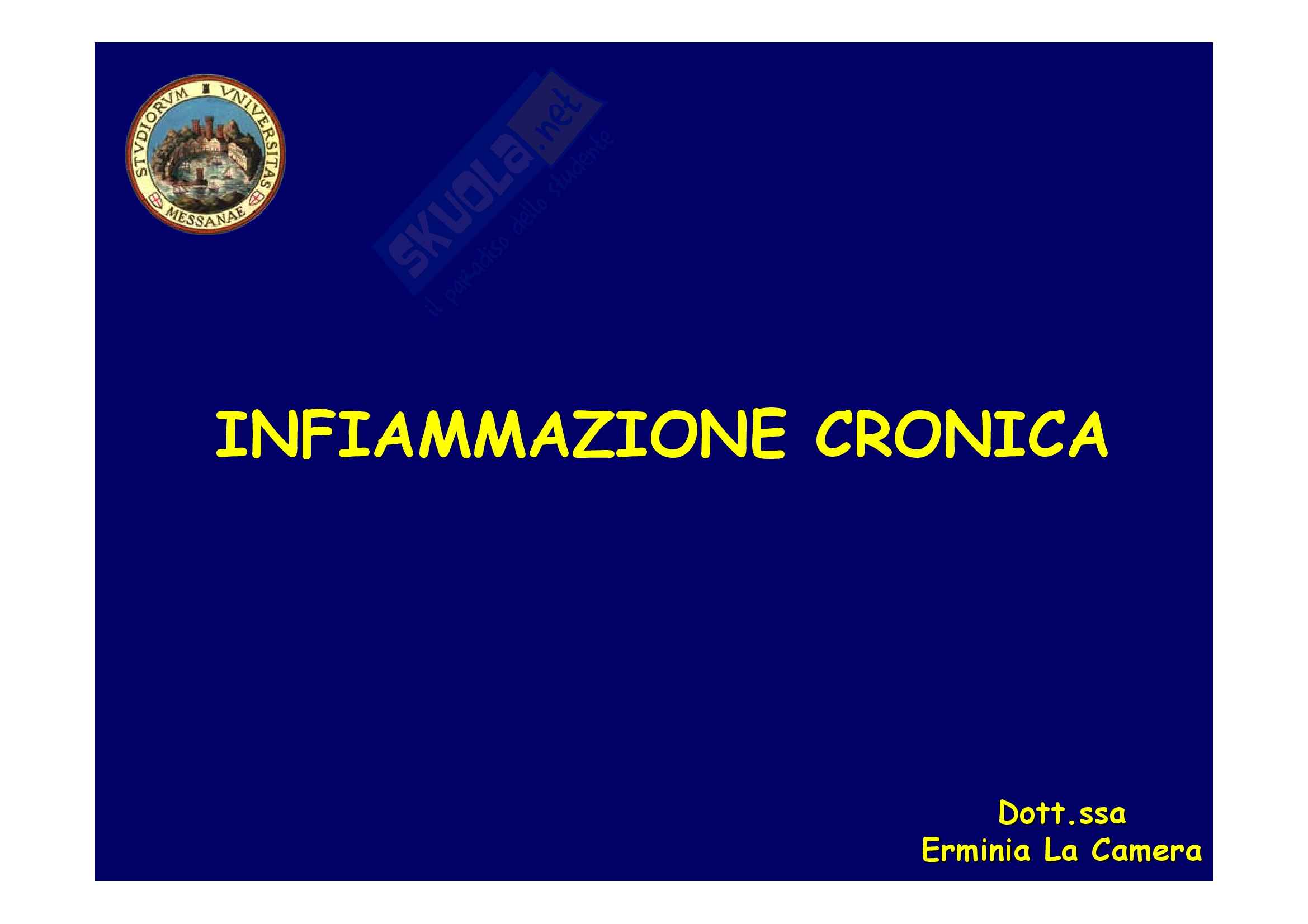 Patologia generale - infiammazione cronica Pag. 1