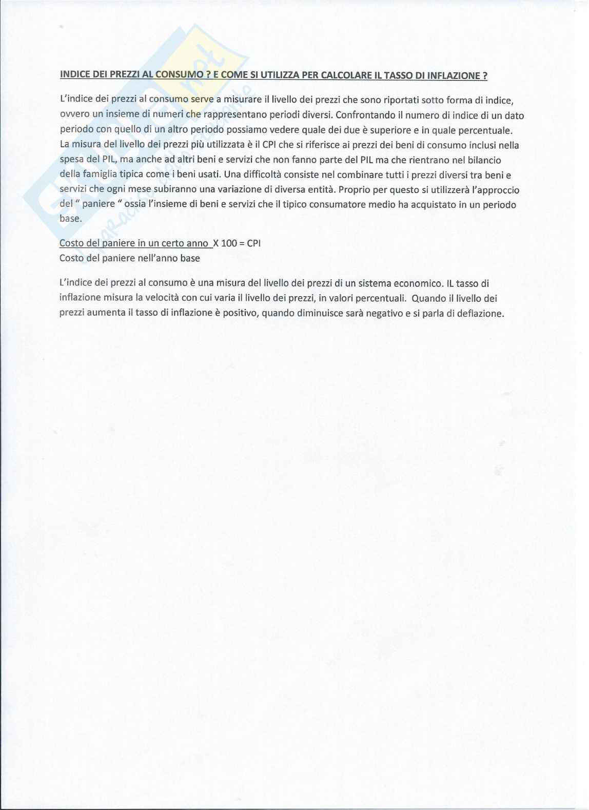 Esercitazioni svolte Economia politica Pag. 51
