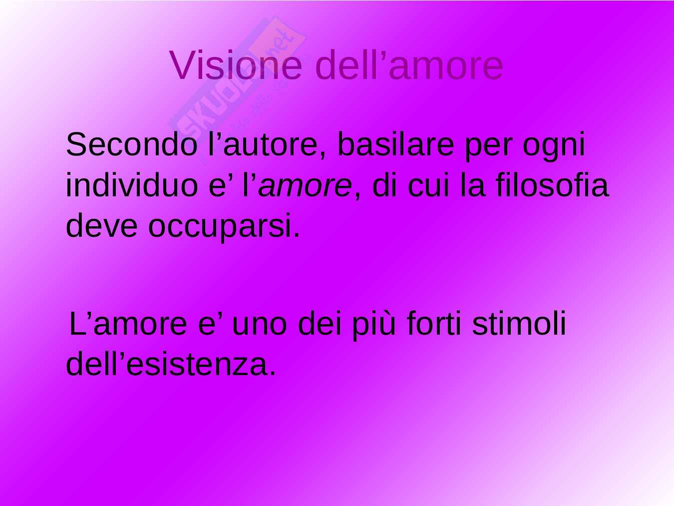 Amore: parola inventata dai poeti per far rima con cuore (Ambrose Bierce) Pag. 16