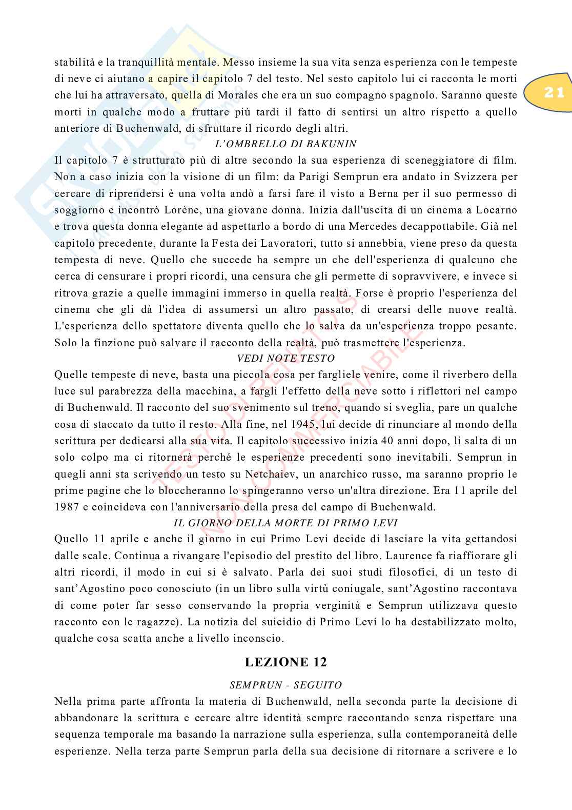 Strutture e processi della narrazione Pag. 21