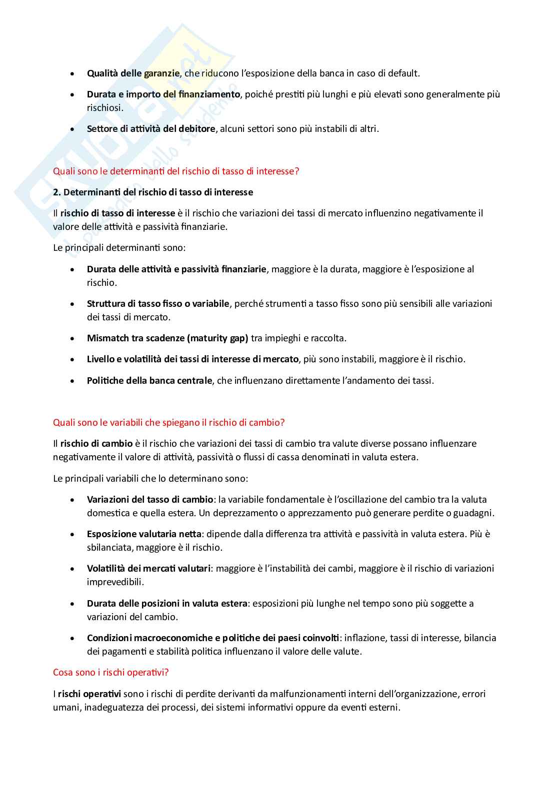 Appunti Economia degli intermediari finanziari Pag. 16