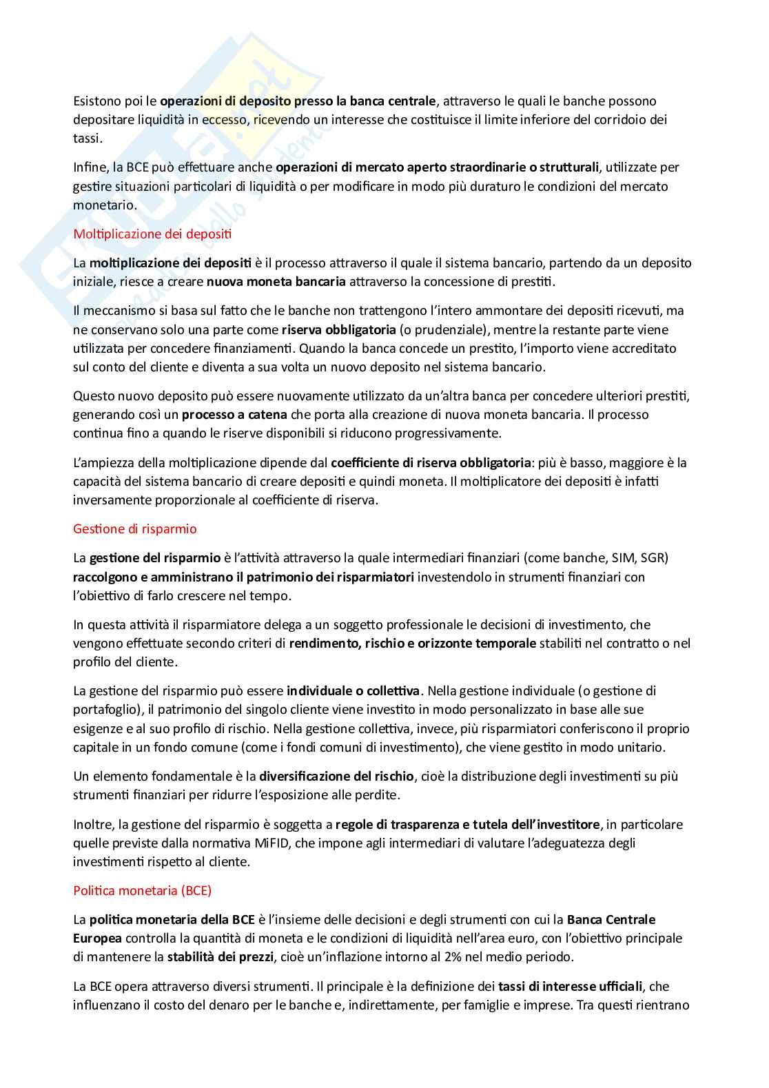 Appunti Economia degli intermediari finanziari Pag. 46