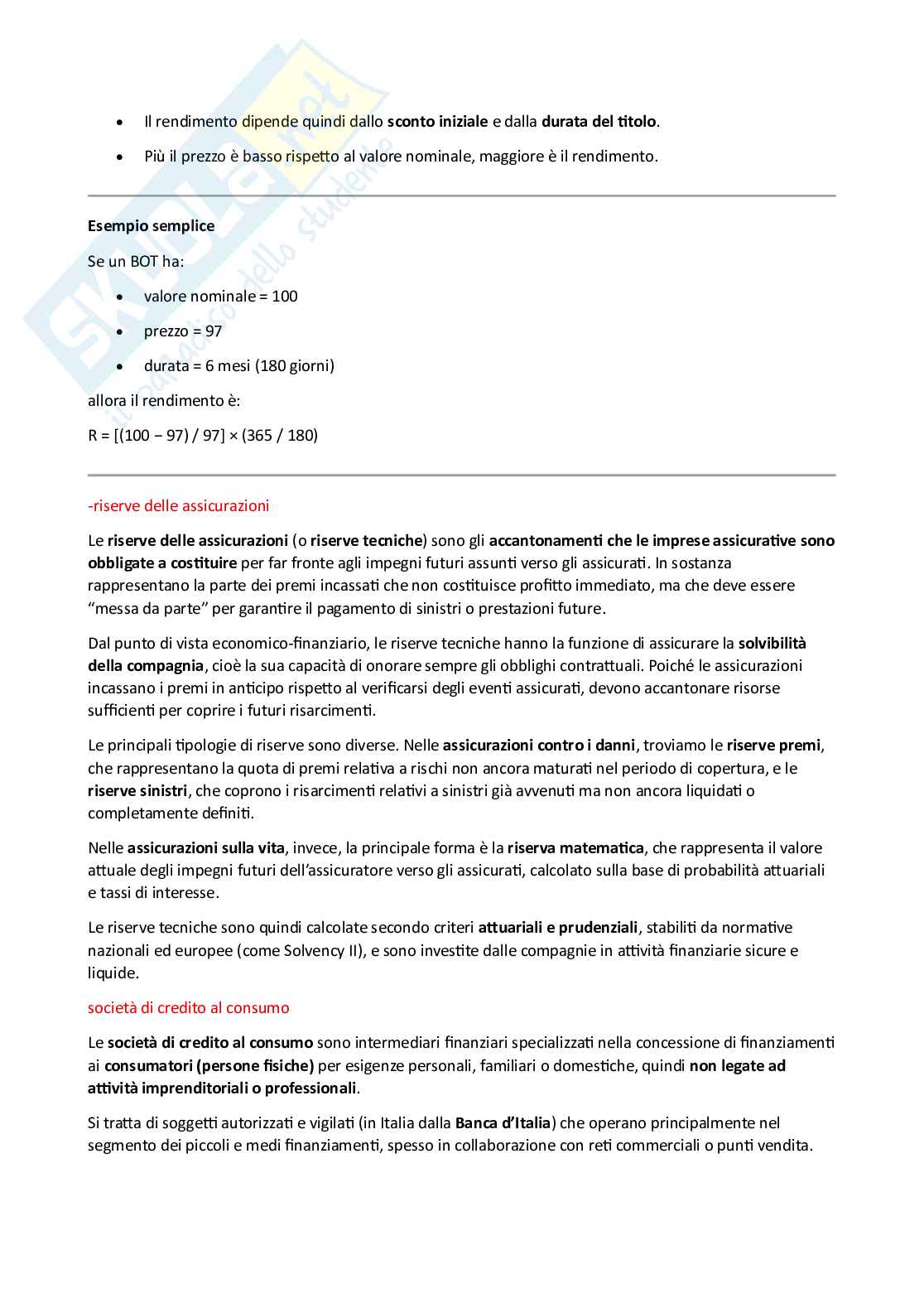 Appunti Economia degli intermediari finanziari Pag. 56