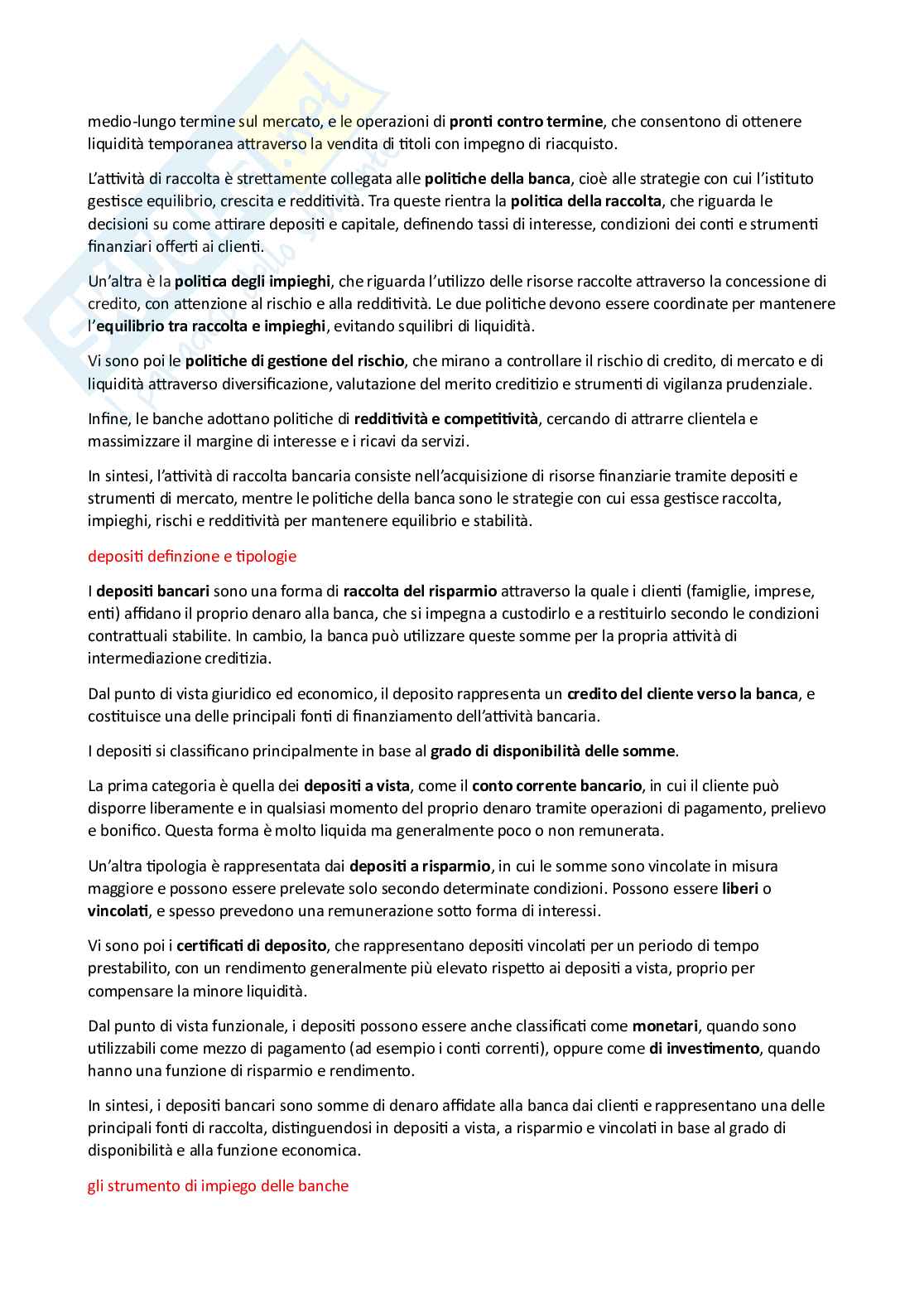 Appunti Economia degli intermediari finanziari Pag. 76