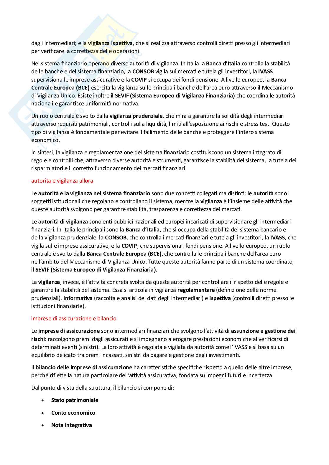 Appunti Economia degli intermediari finanziari Pag. 81