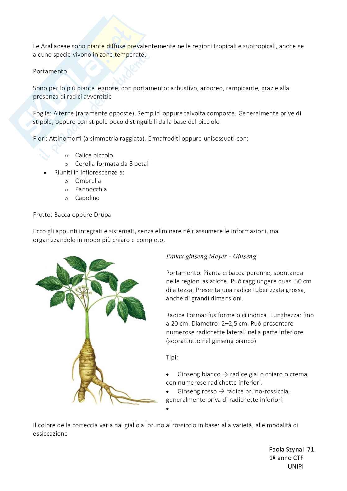 Biologia vegetale con elementi di botanica farmaceutica Pag. 71