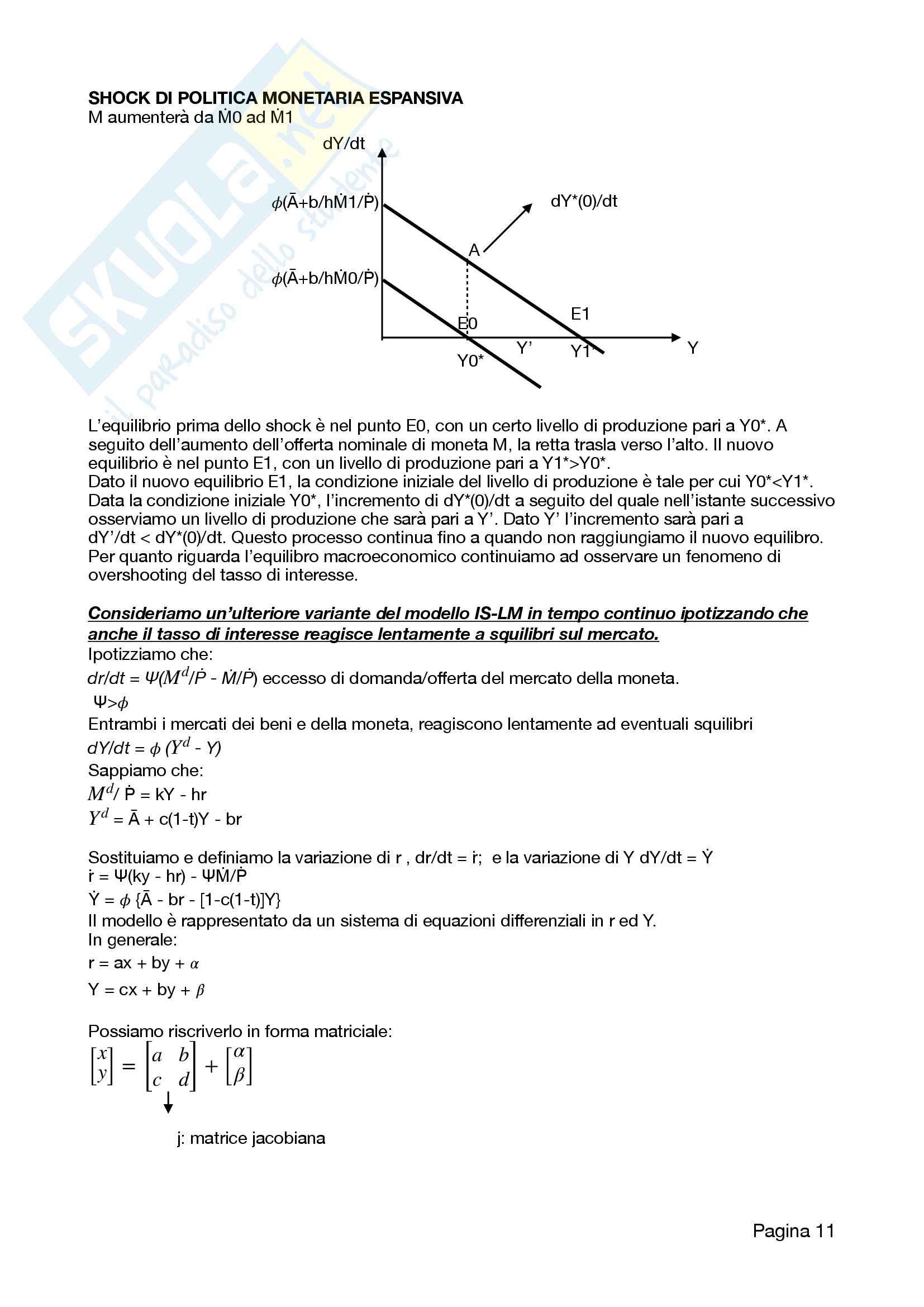 Macroeconomia (parte I) Pag. 11