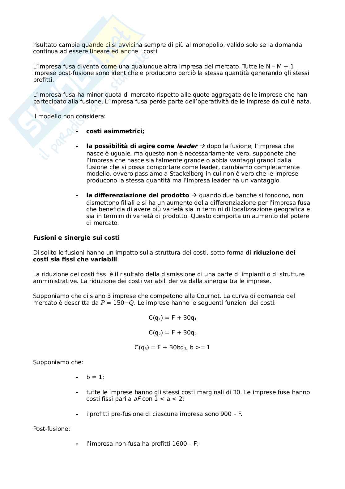 Economia della concorrenza strategica e antitrust Pag. 76