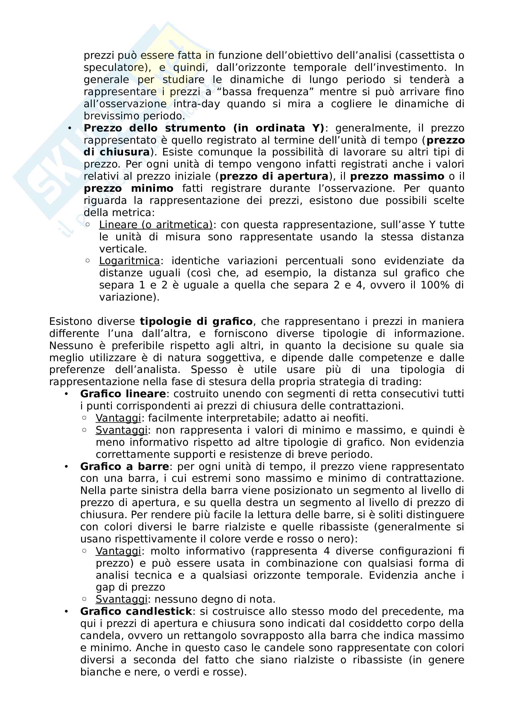 Algoritmi di trading - Appunti Pag. 6