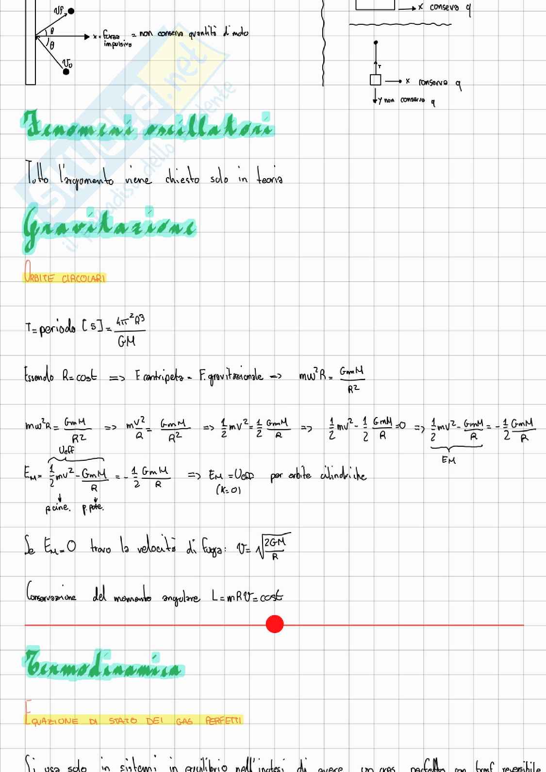 Formulario parte 2 Fondamenti di fisica sperimentale Pag. 1