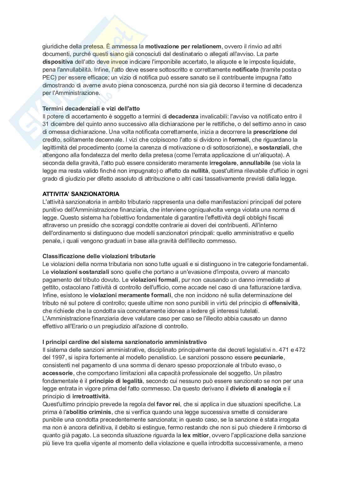 Appunti esame Diritto tributario  Pag. 16