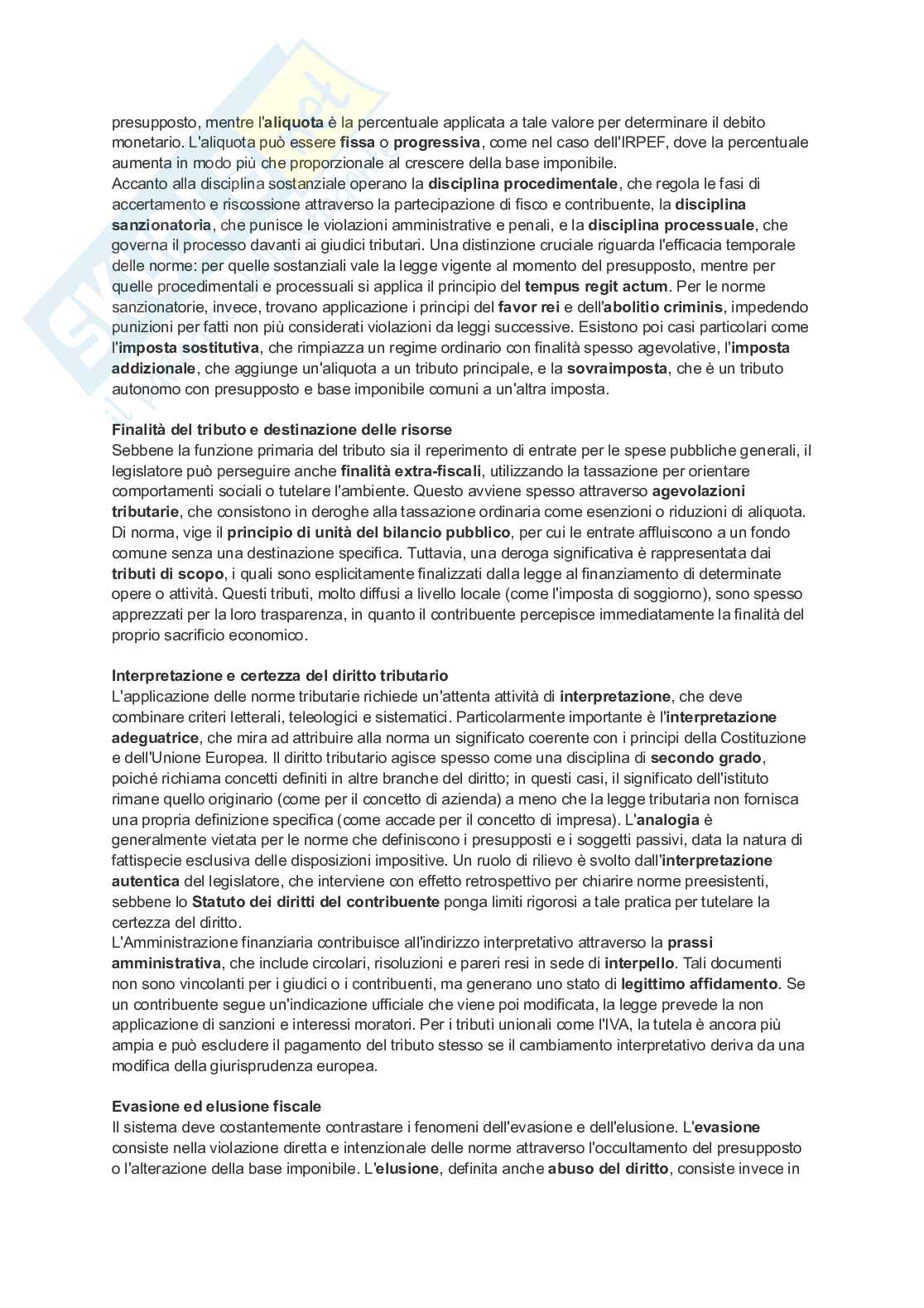 Appunti esame Diritto tributario  Pag. 2