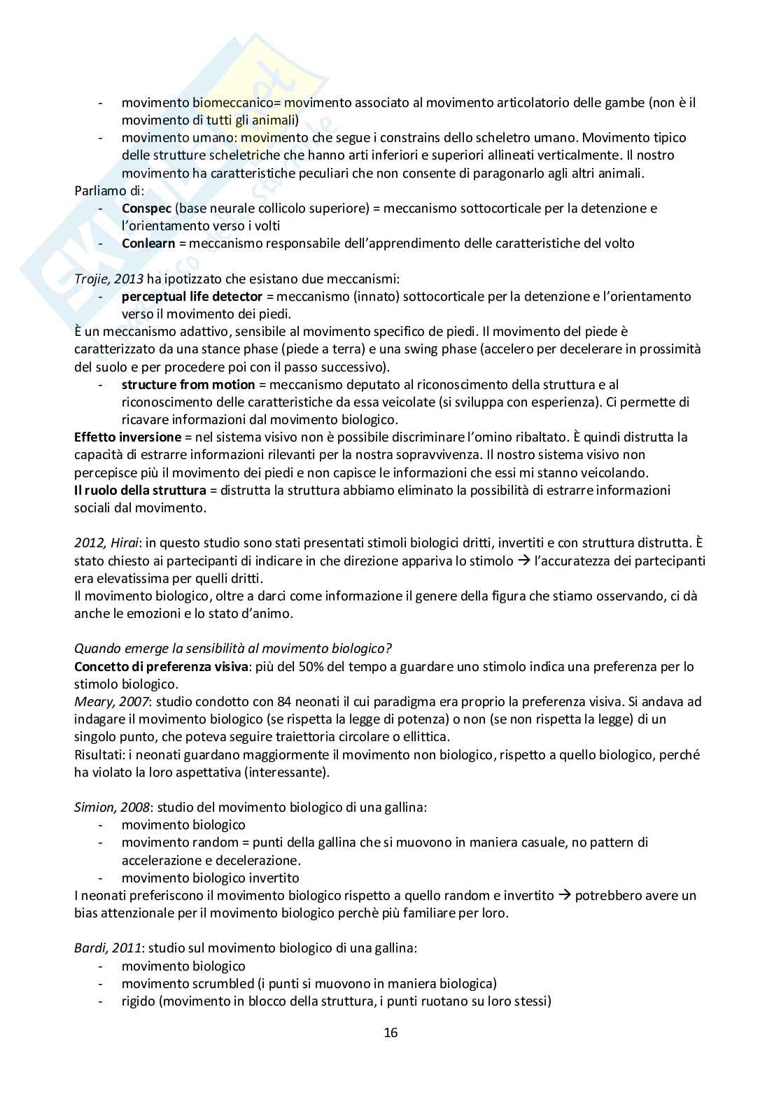 Appunti lezioni Psicologia dello sviluppo cognitivo Pag. 16