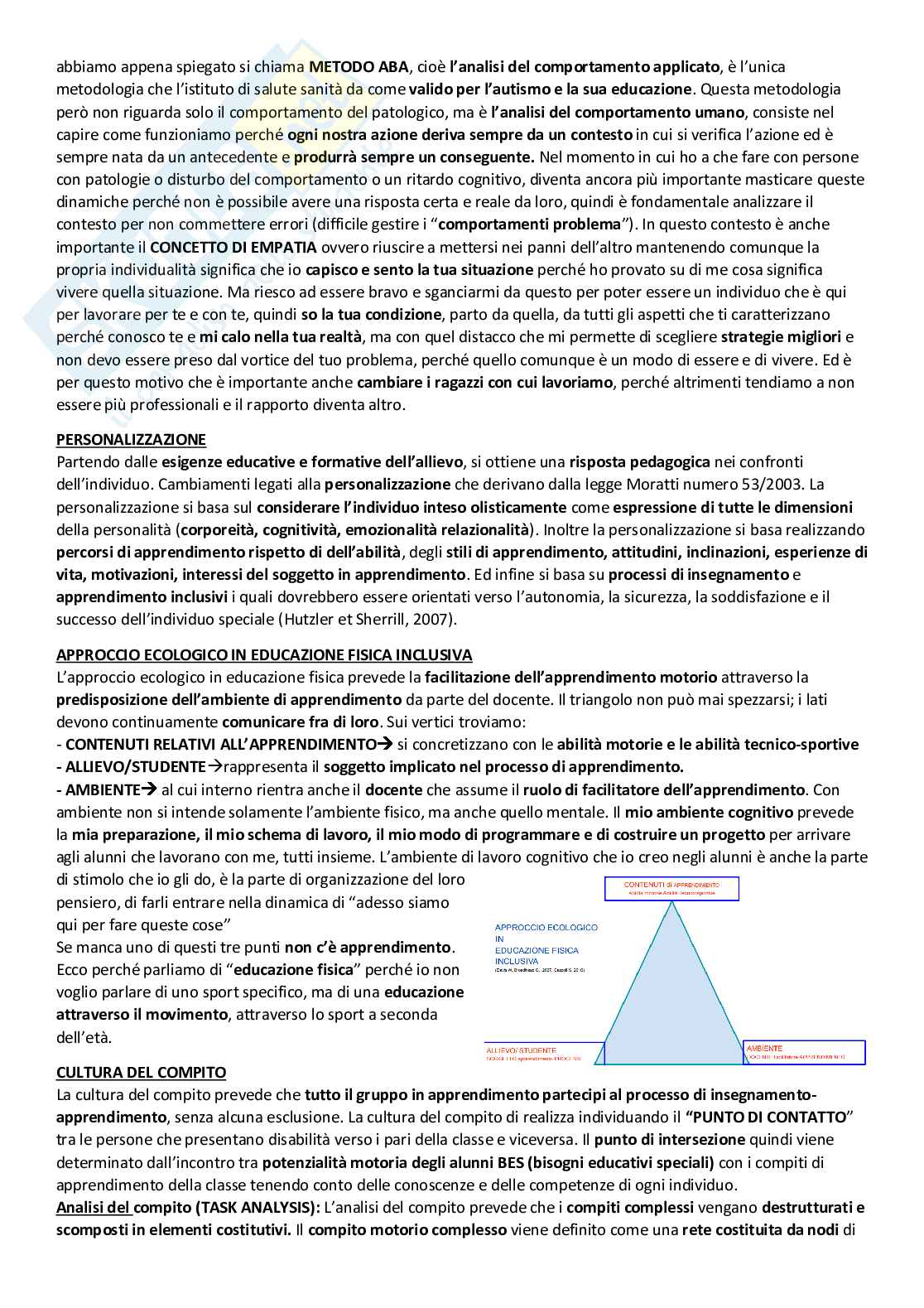 Teoria Tecnica e didattica dell'attività sportiva e adattata  Pag. 6