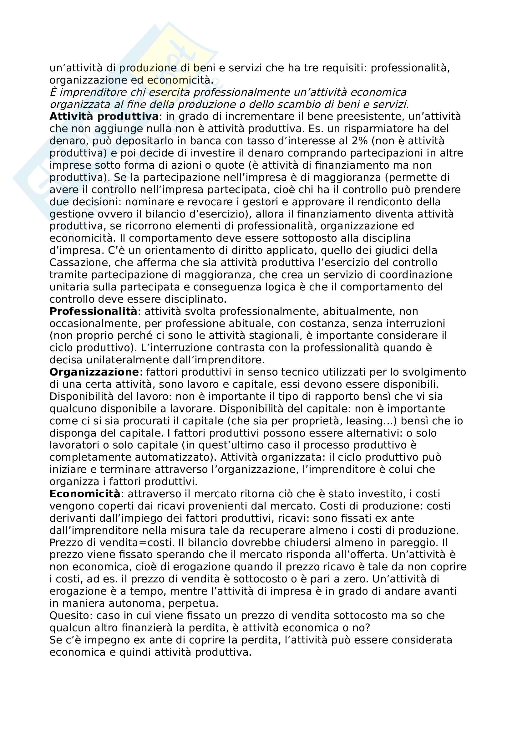 Diritto commerciale Pag. 2