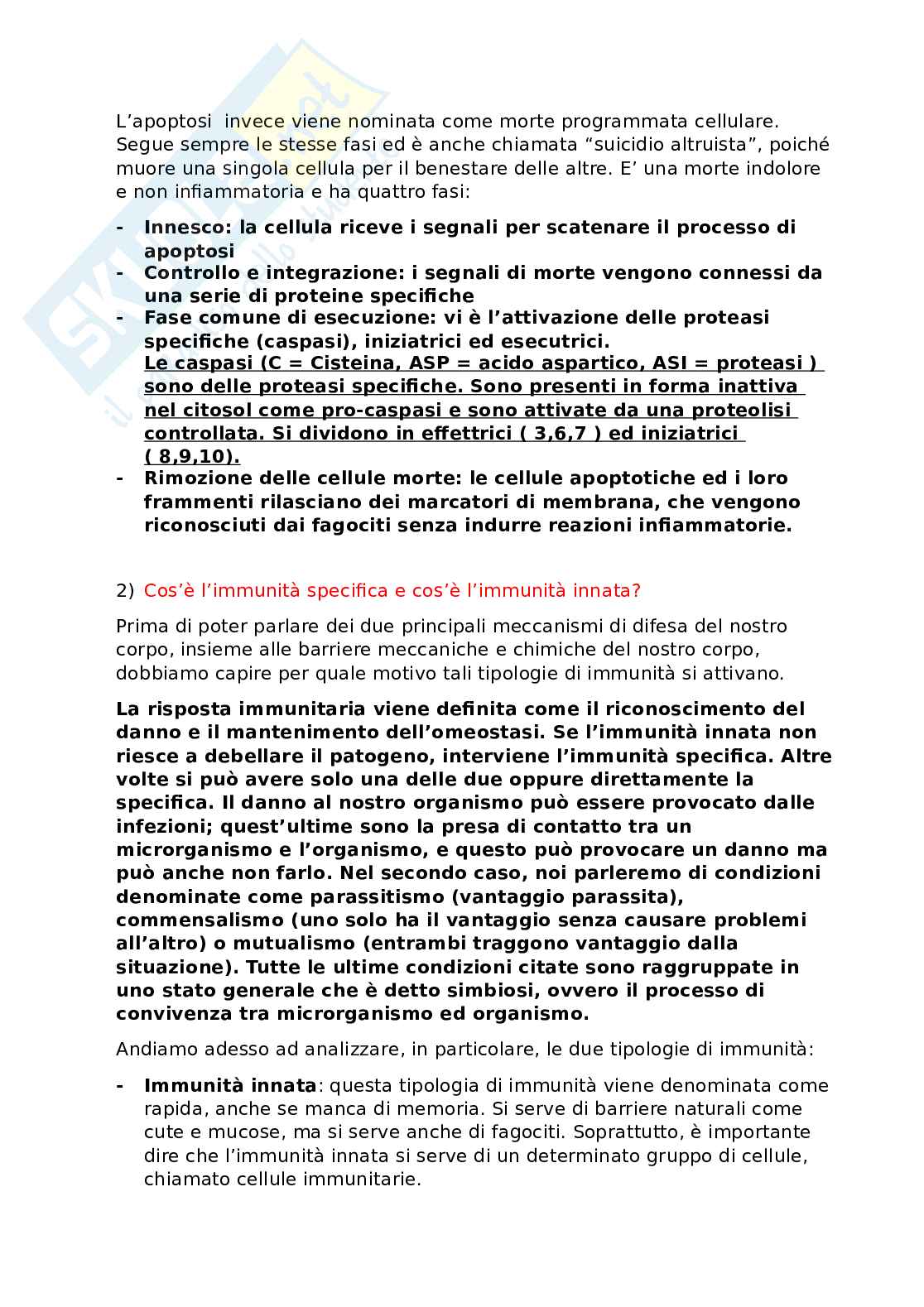 Appunti per esame Patologia generale Pag. 2