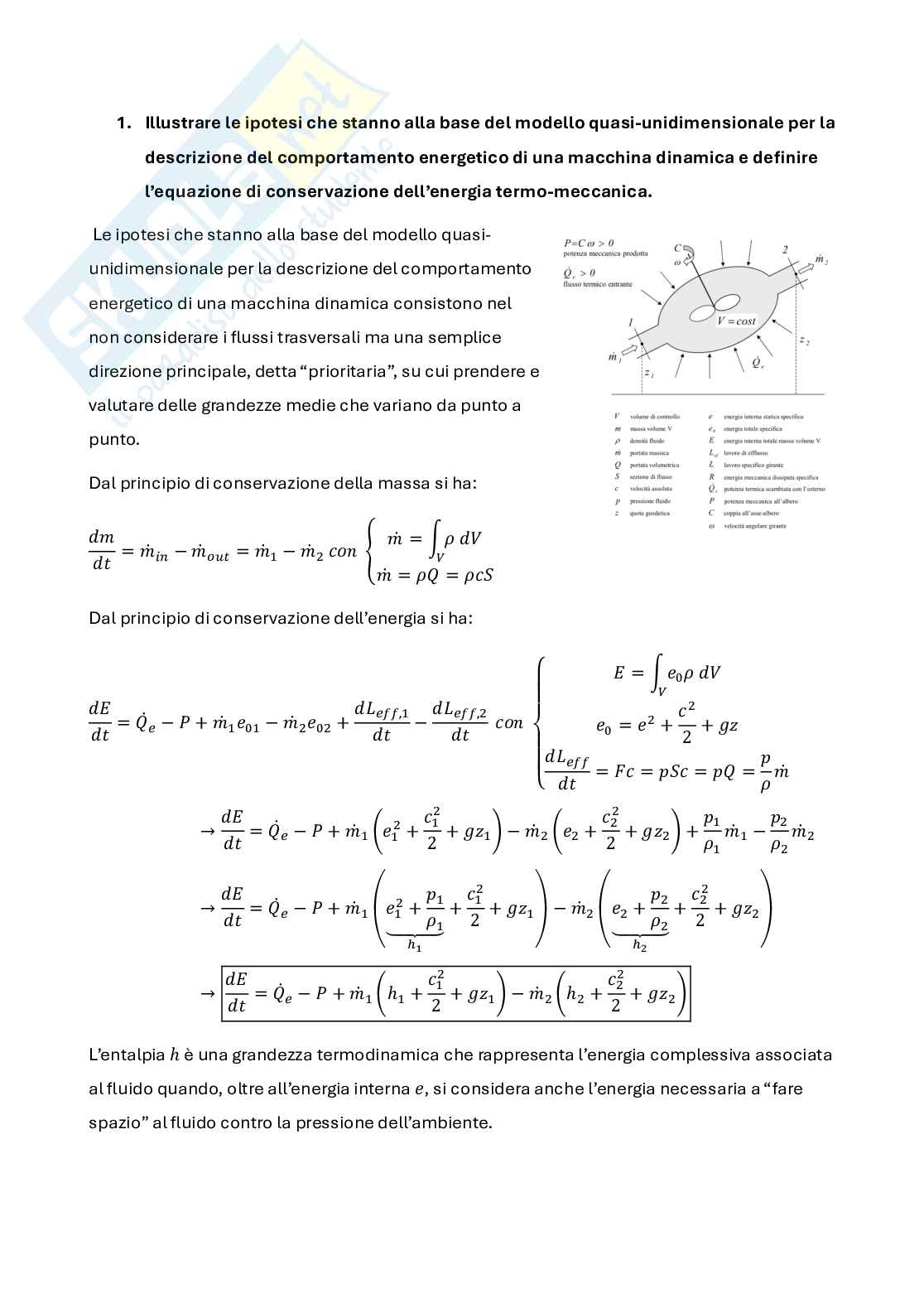 Domande e risposte di esame Macchine e sistemi energetici Pag. 2