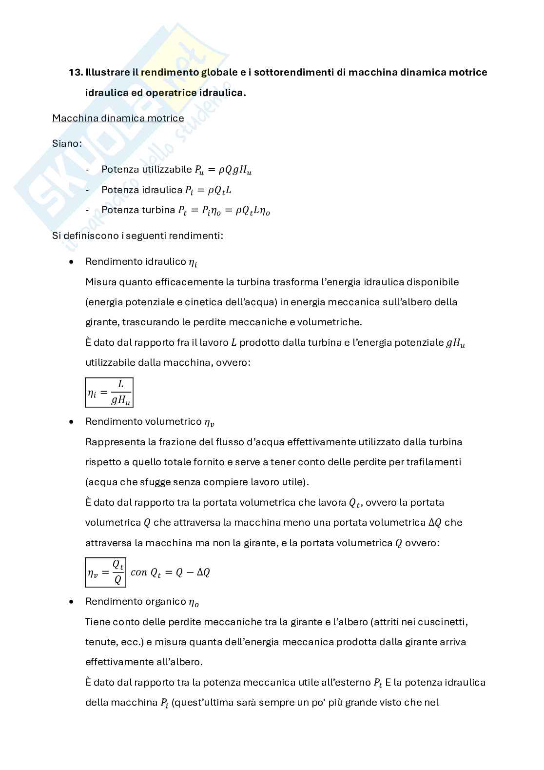 Domande e risposte di esame Macchine e sistemi energetici Pag. 21
